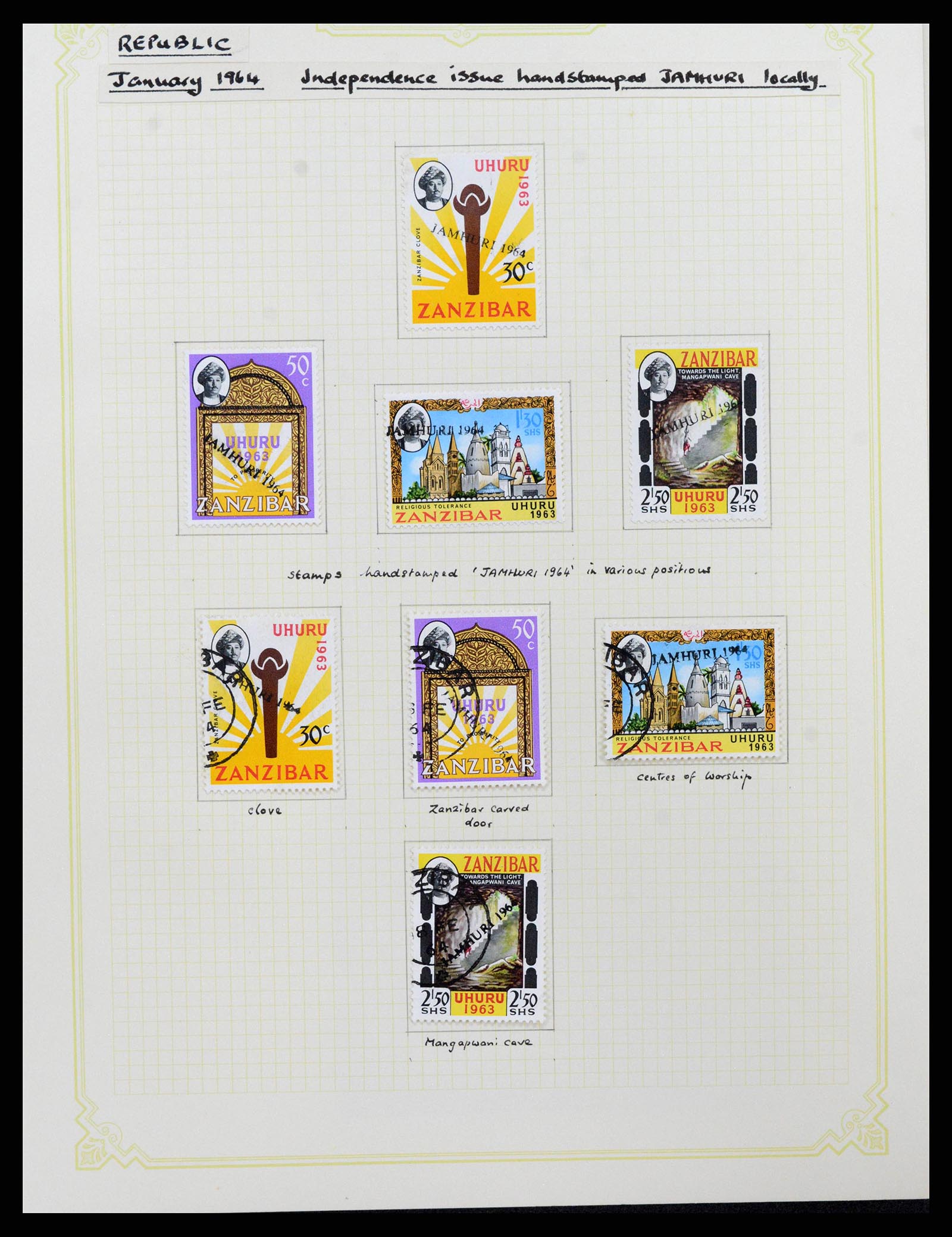 38322 0047 - Stamp collection 38322 Zanzibar 1936-1967.