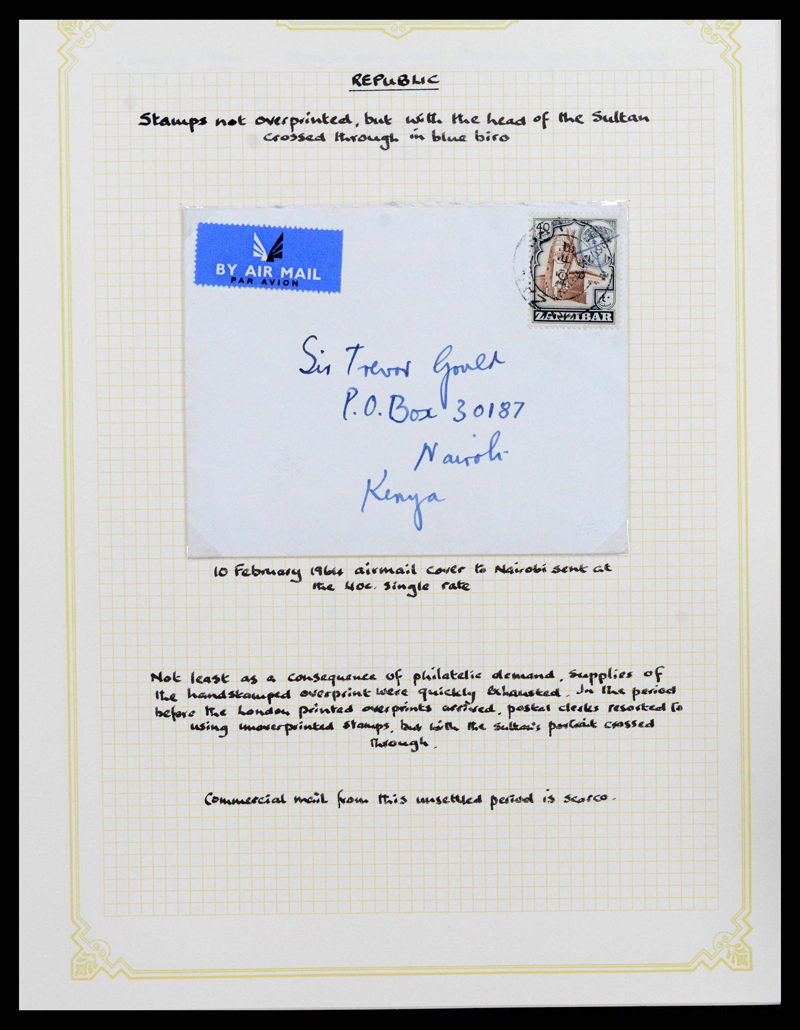 38322 0053 - Stamp collection 38322 Zanzibar 1936-1967.
