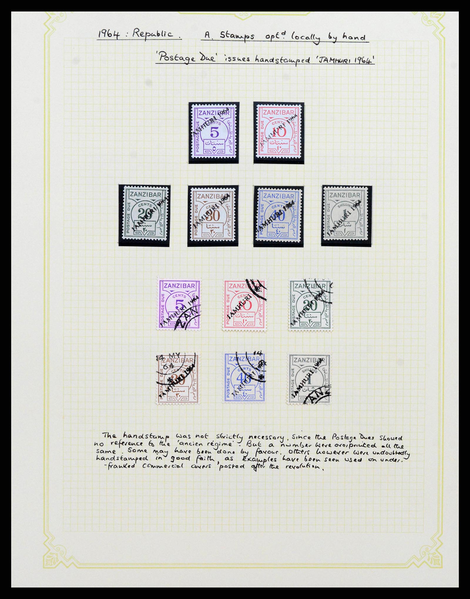 38322 0056 - Stamp collection 38322 Zanzibar 1936-1967.