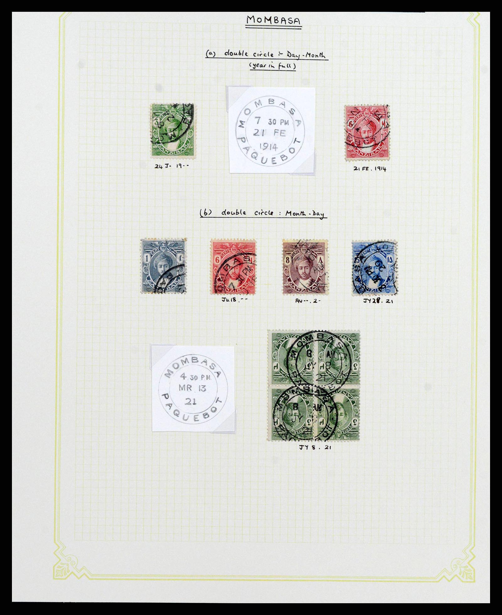 38322 0085 - Stamp collection 38322 Zanzibar 1936-1967.