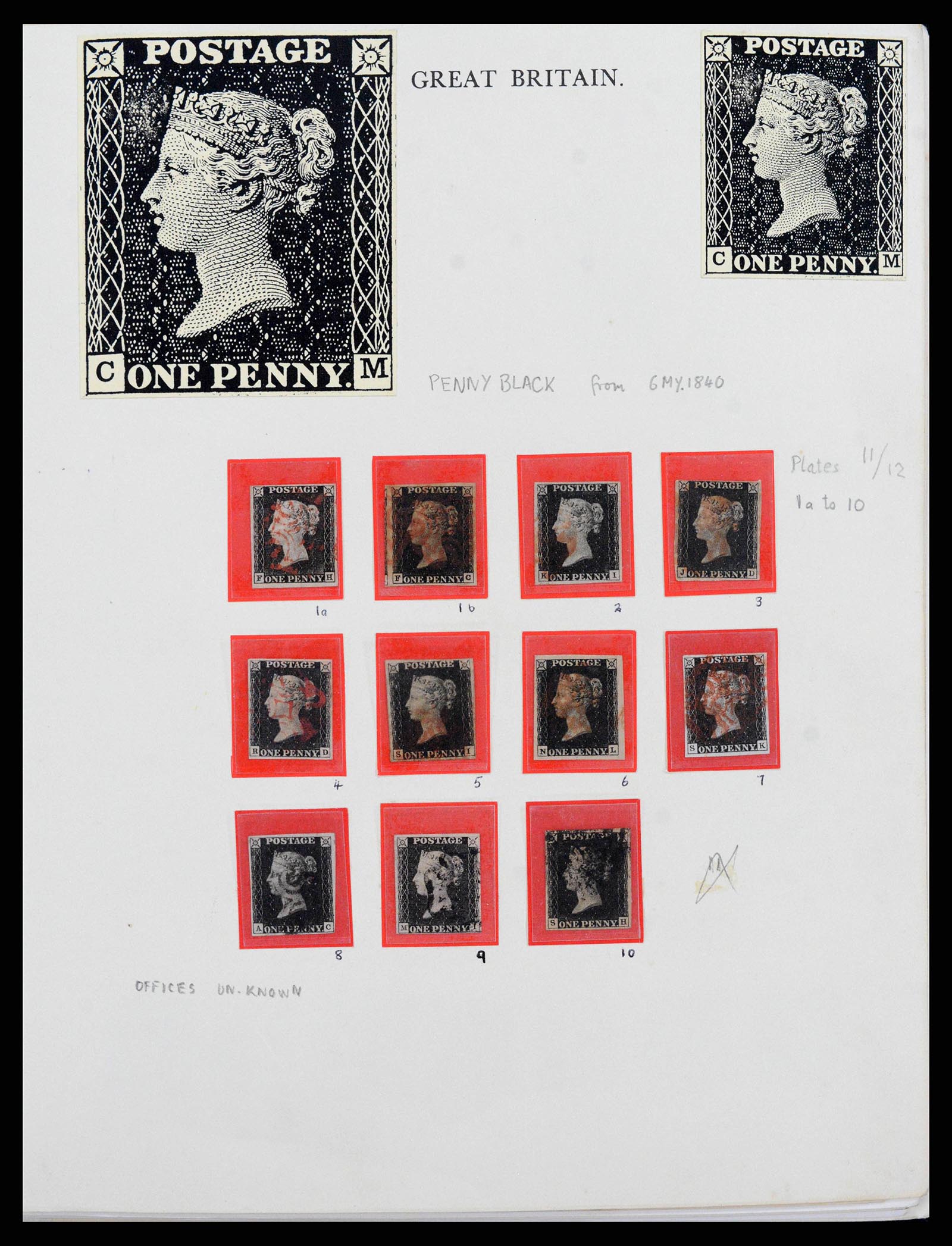 38325 0001 - Stamp collection 38325 GB used in Ireland 1840-1945.