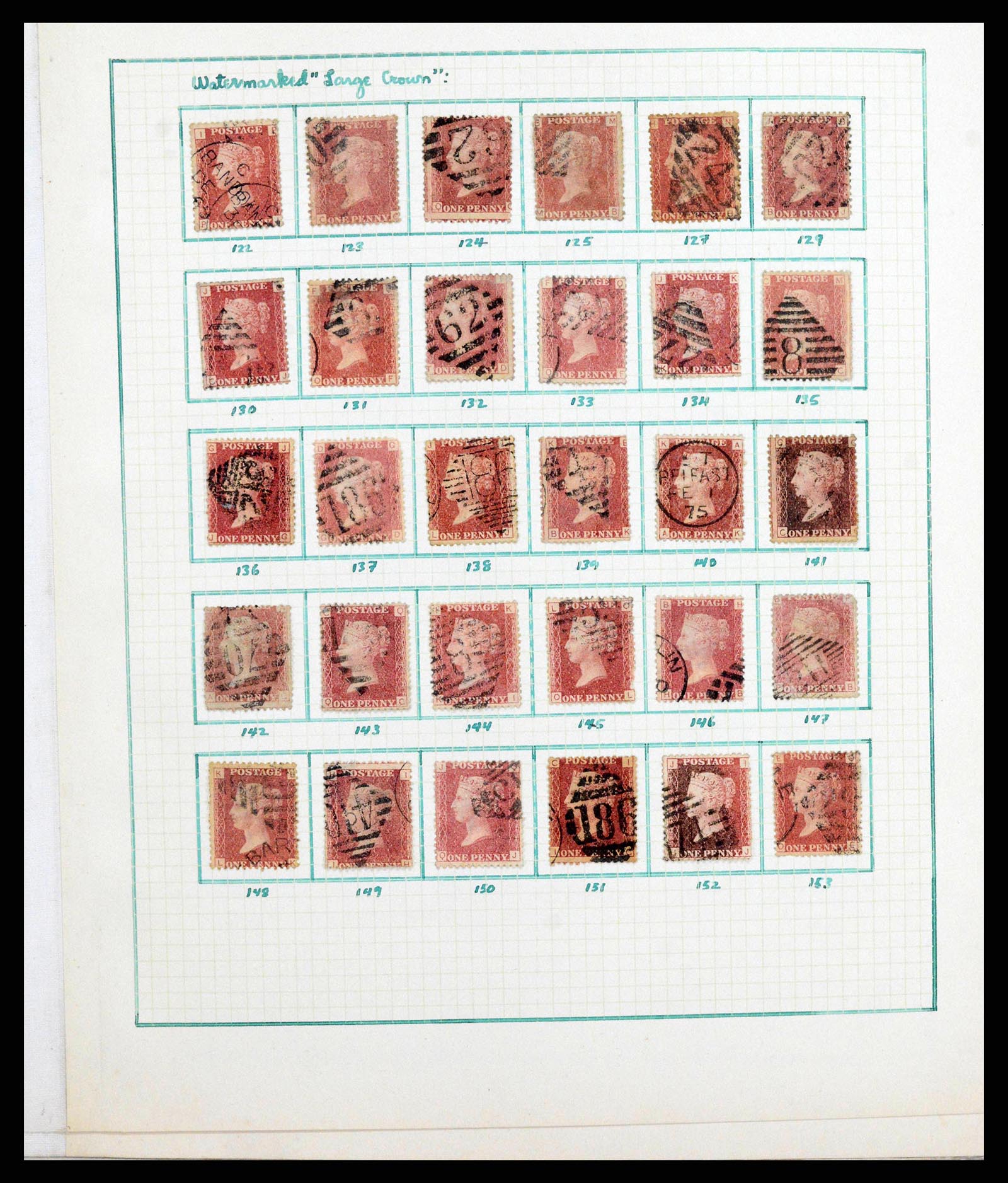 38325 0016 - Stamp collection 38325 GB used in Ireland 1840-1945.