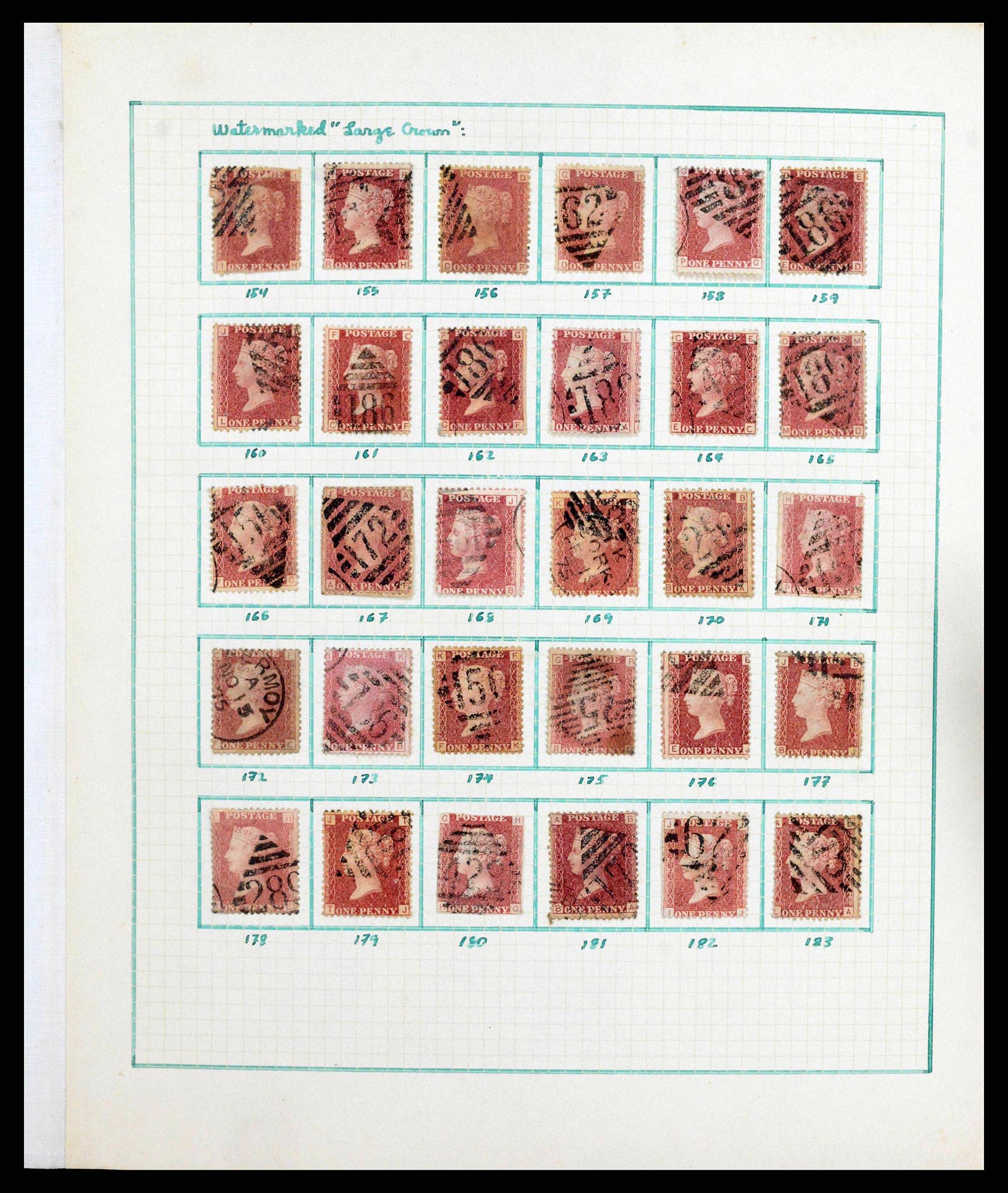 38325 0017 - Stamp collection 38325 GB used in Ireland 1840-1945.