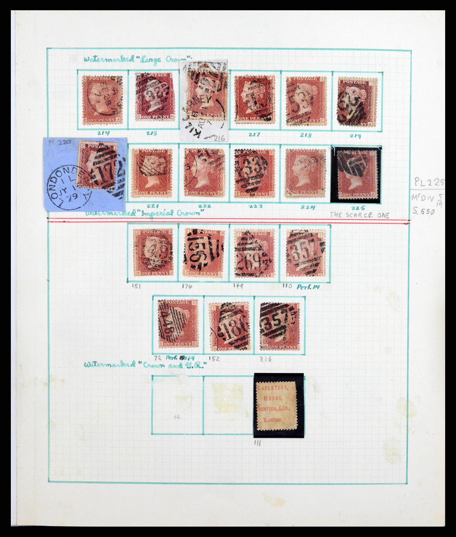 38325 0019 - Stamp collection 38325 GB used in Ireland 1840-1945.