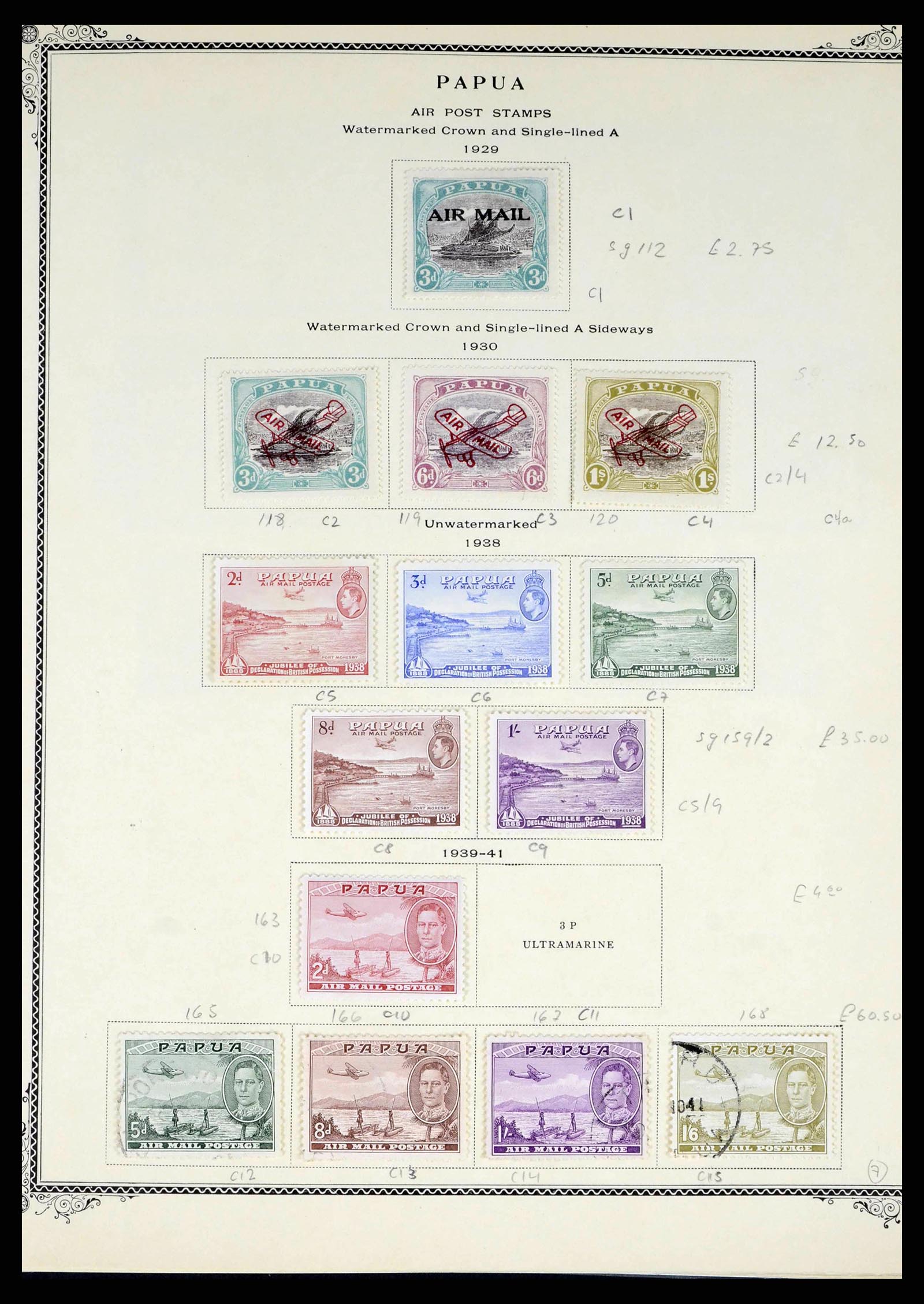 38327 0006 - Postzegelverzameling 38327 Papua & Nieuw Guinea 1901-2010.