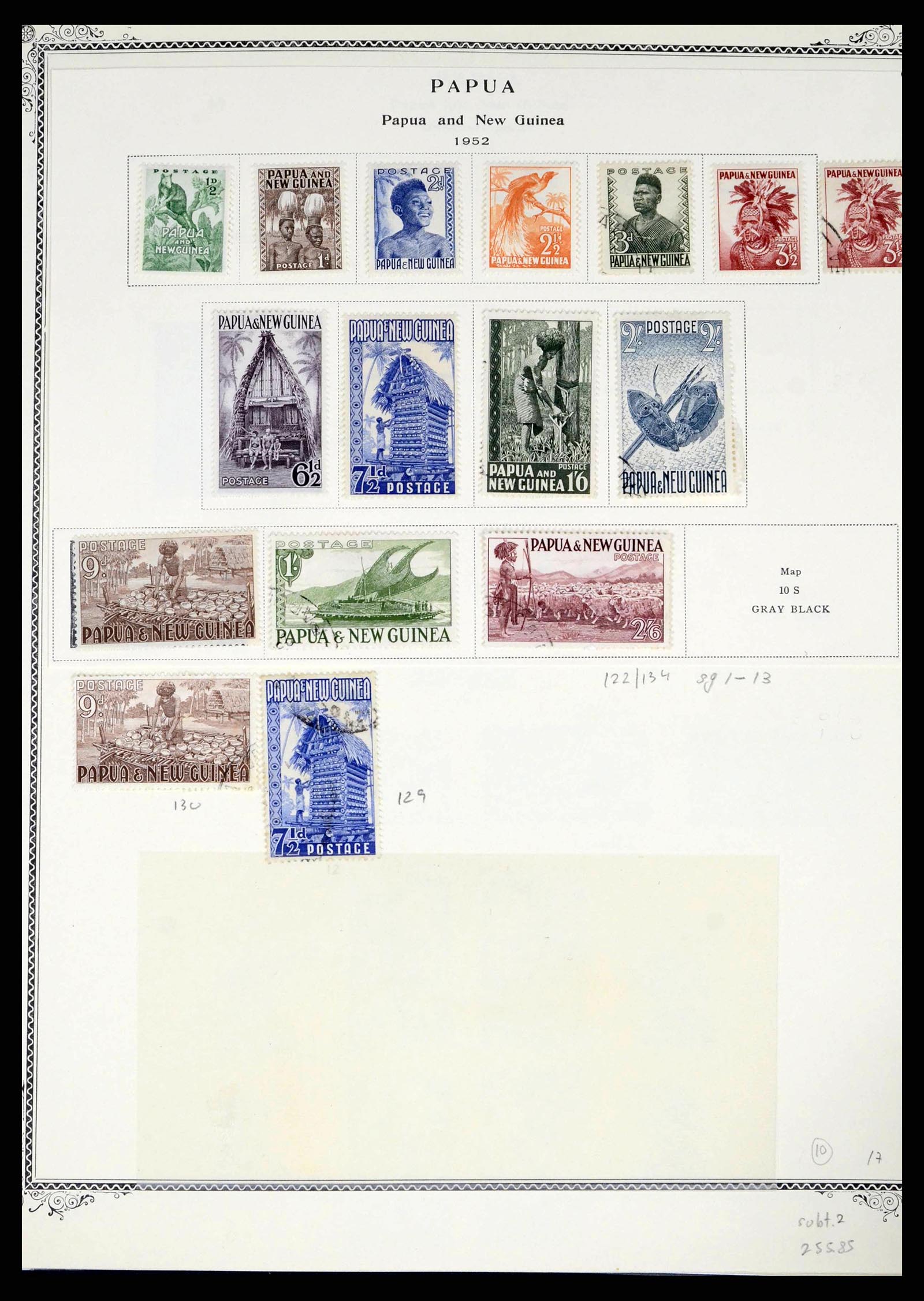 38327 0009 - Postzegelverzameling 38327 Papua & Nieuw Guinea 1901-2010.