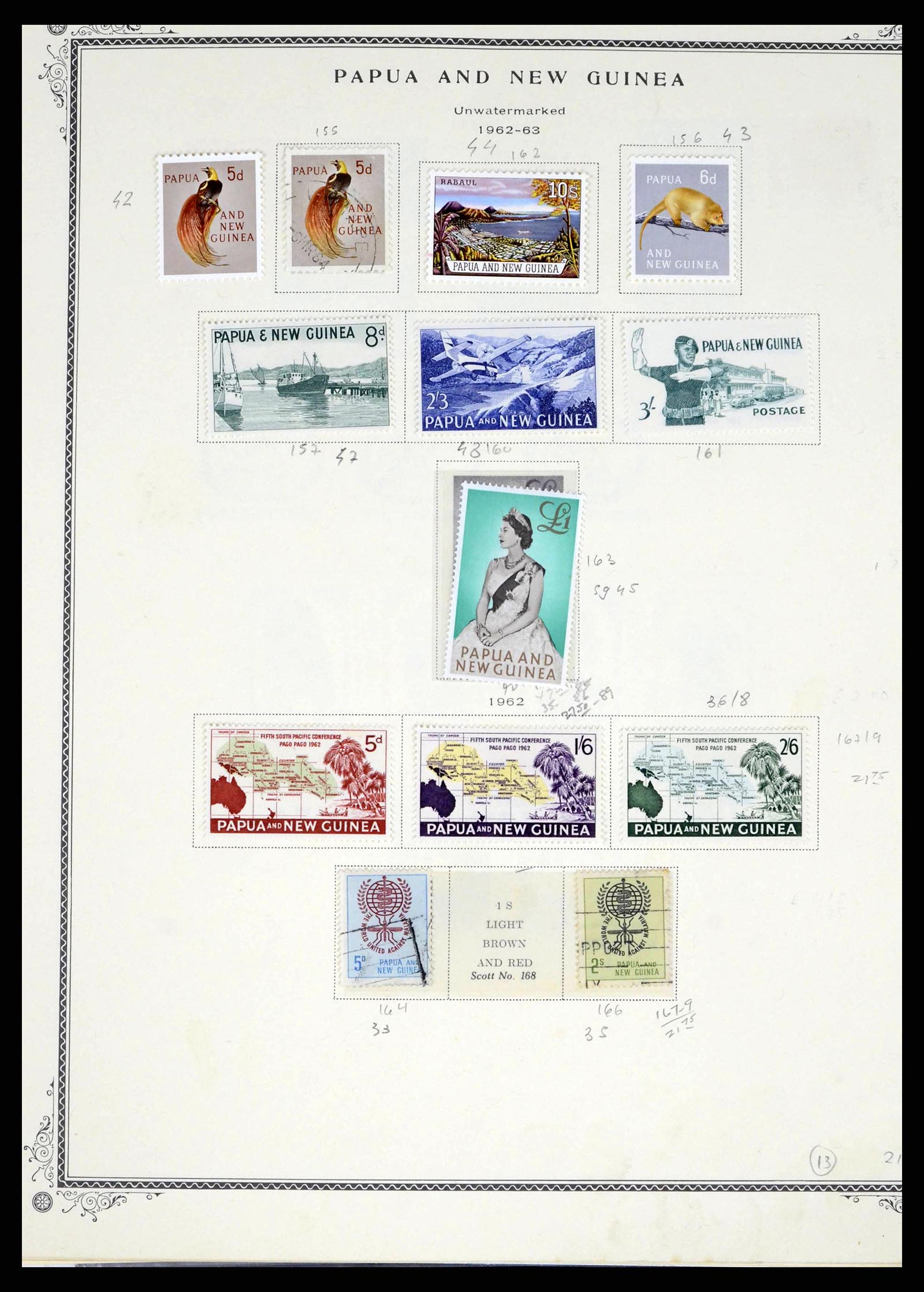 38327 0011 - Postzegelverzameling 38327 Papua & Nieuw Guinea 1901-2010.