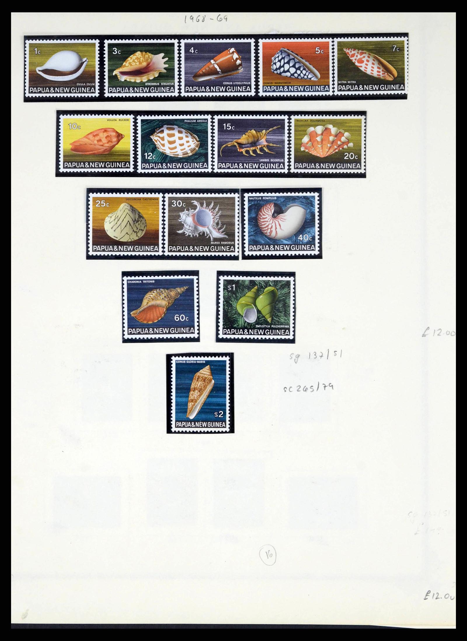38327 0018 - Postzegelverzameling 38327 Papua & Nieuw Guinea 1901-2010.