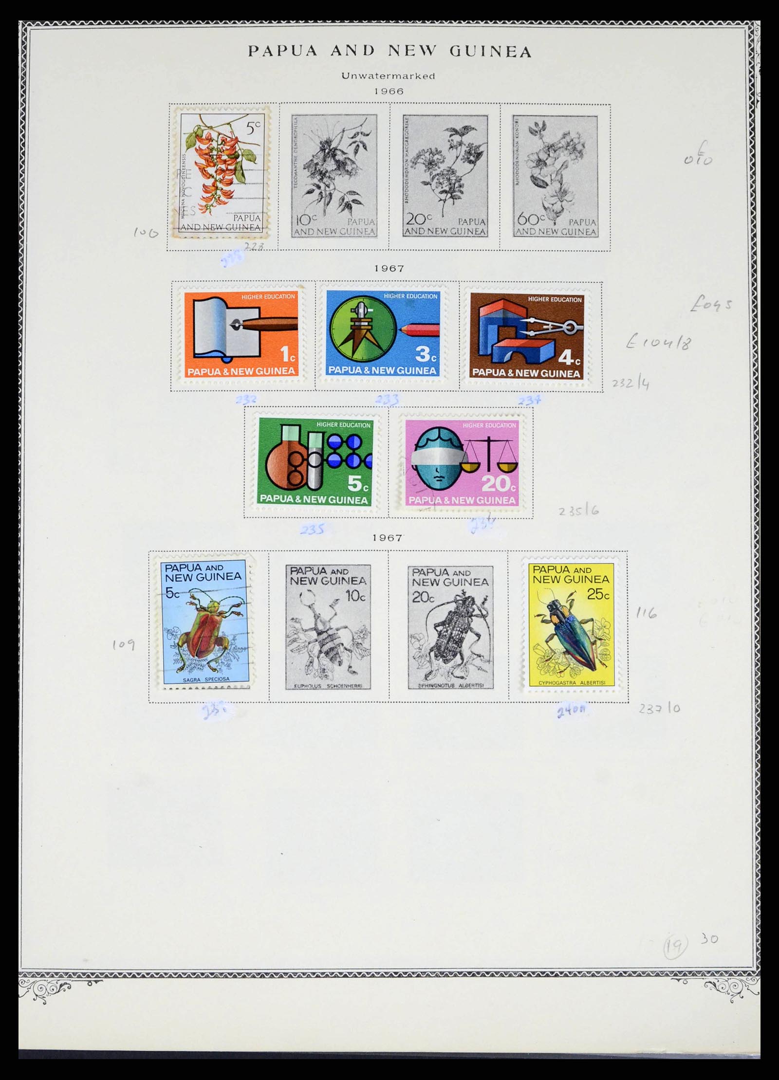 38327 0019 - Stamp collection 38327 Papua & New Guinea 1901-2010.