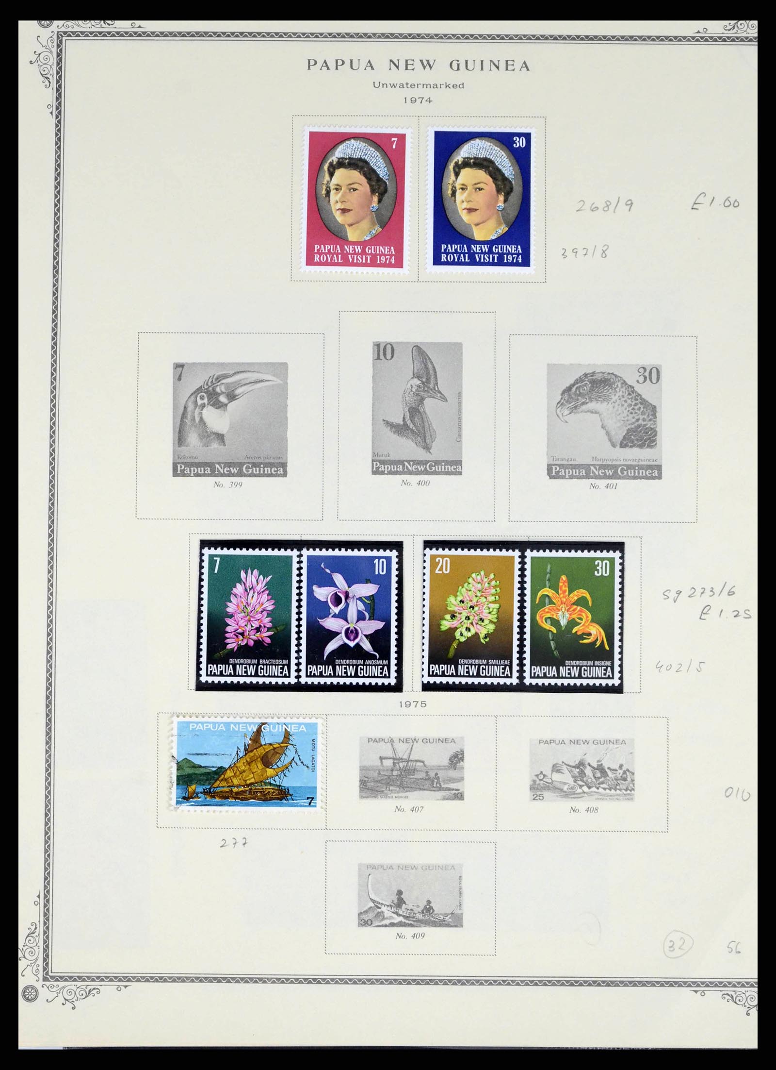 38327 0030 - Postzegelverzameling 38327 Papua & Nieuw Guinea 1901-2010.