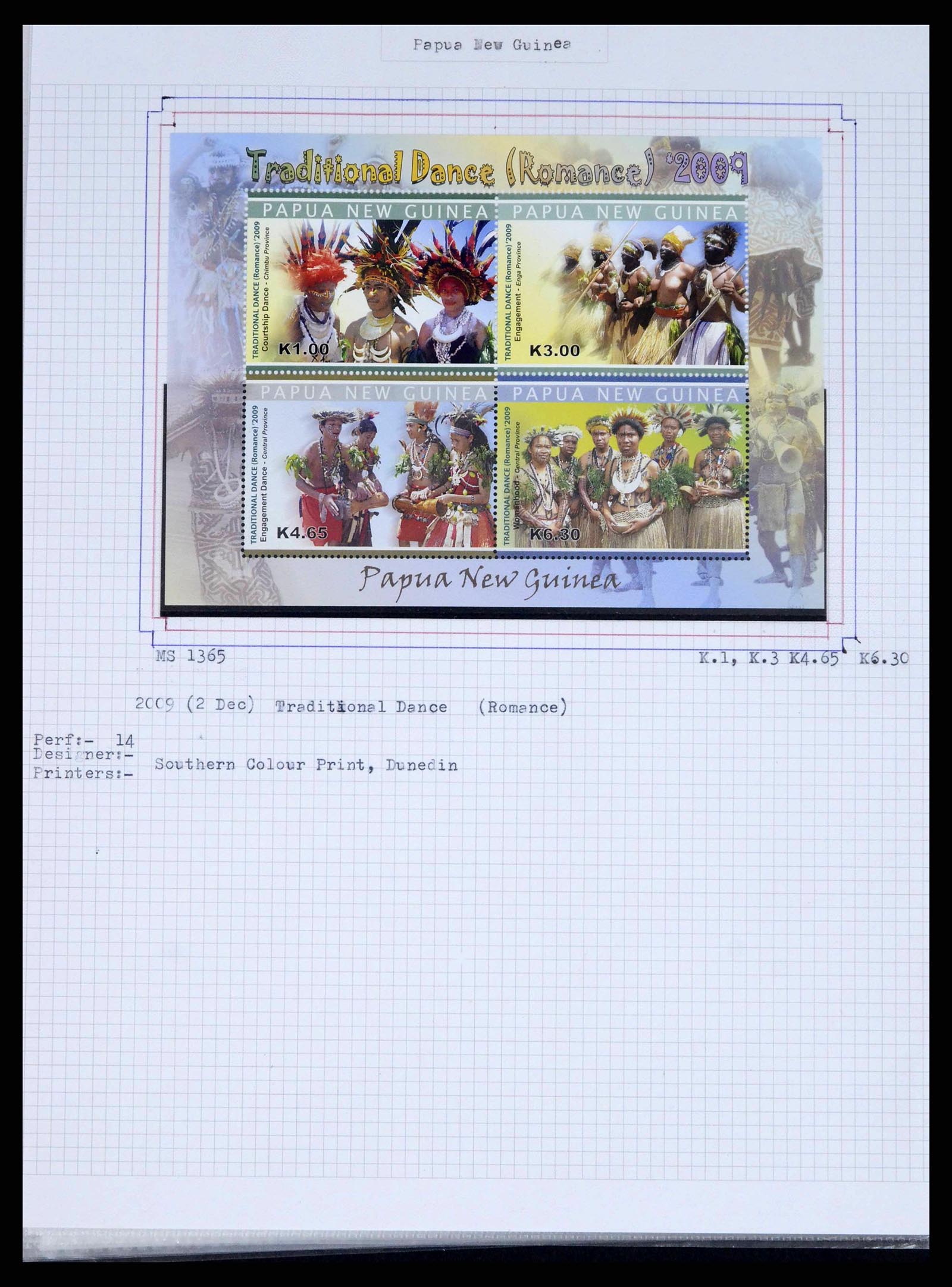 38327 0039 - Postzegelverzameling 38327 Papua & Nieuw Guinea 1901-2010.