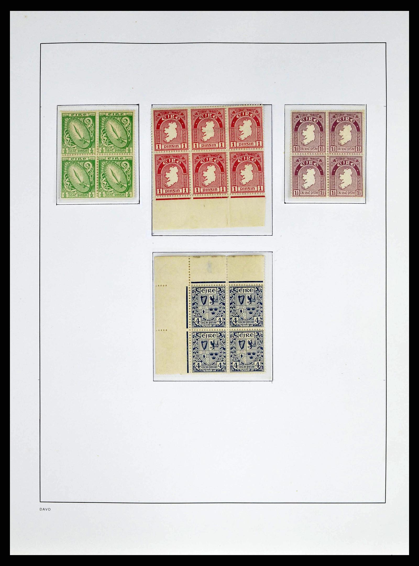 38330 0008 - Postzegelverzameling 38330 Ierland speciaalverzameling 1922-1966.