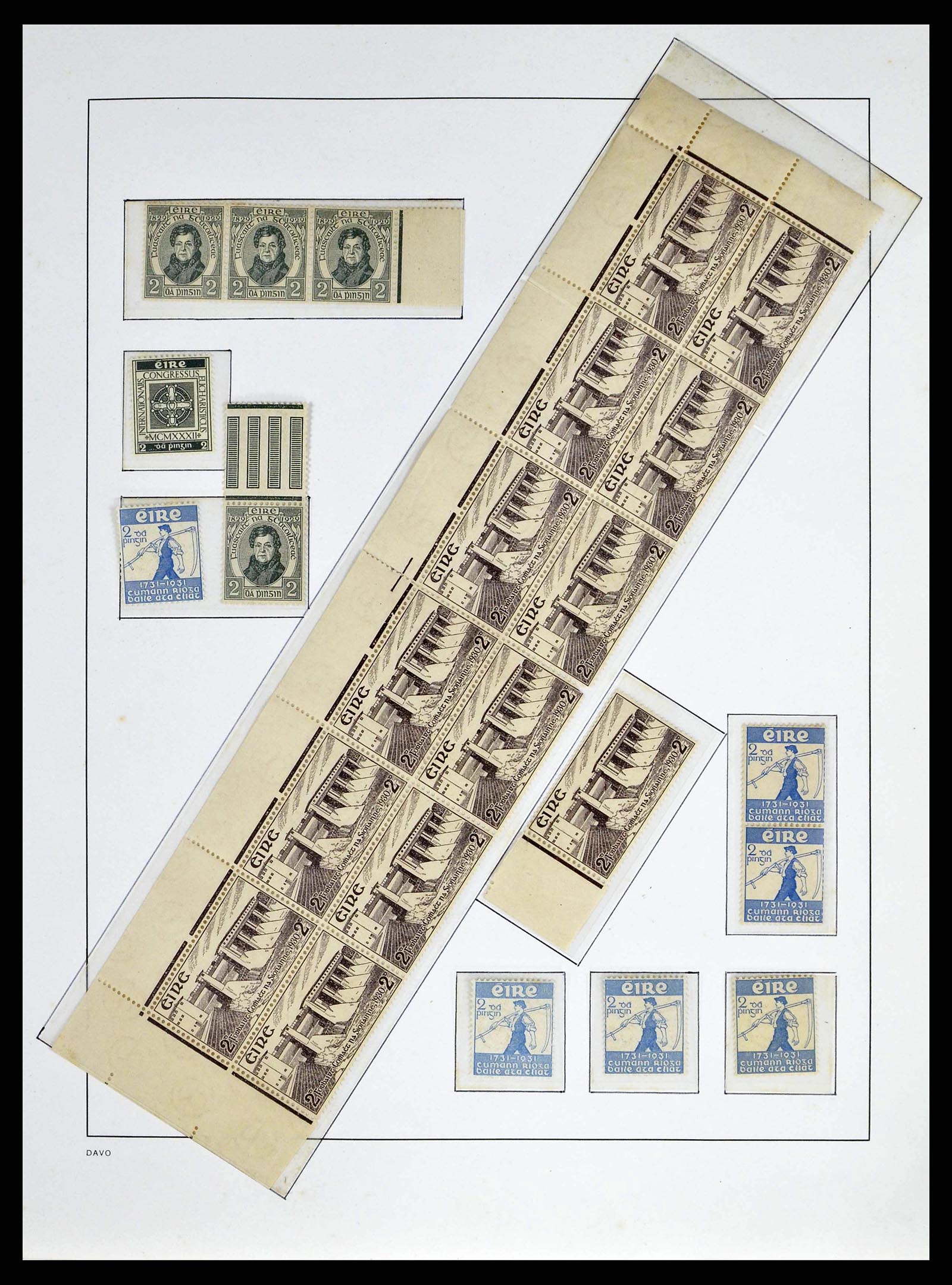 38330 0011 - Postzegelverzameling 38330 Ierland speciaalverzameling 1922-1966.