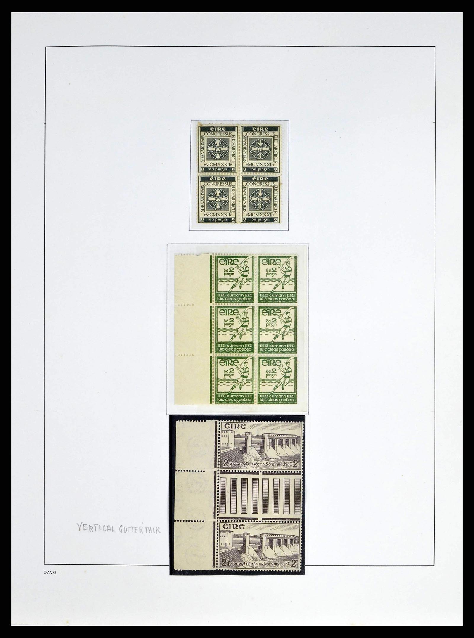 38330 0012 - Postzegelverzameling 38330 Ierland speciaalverzameling 1922-1966.