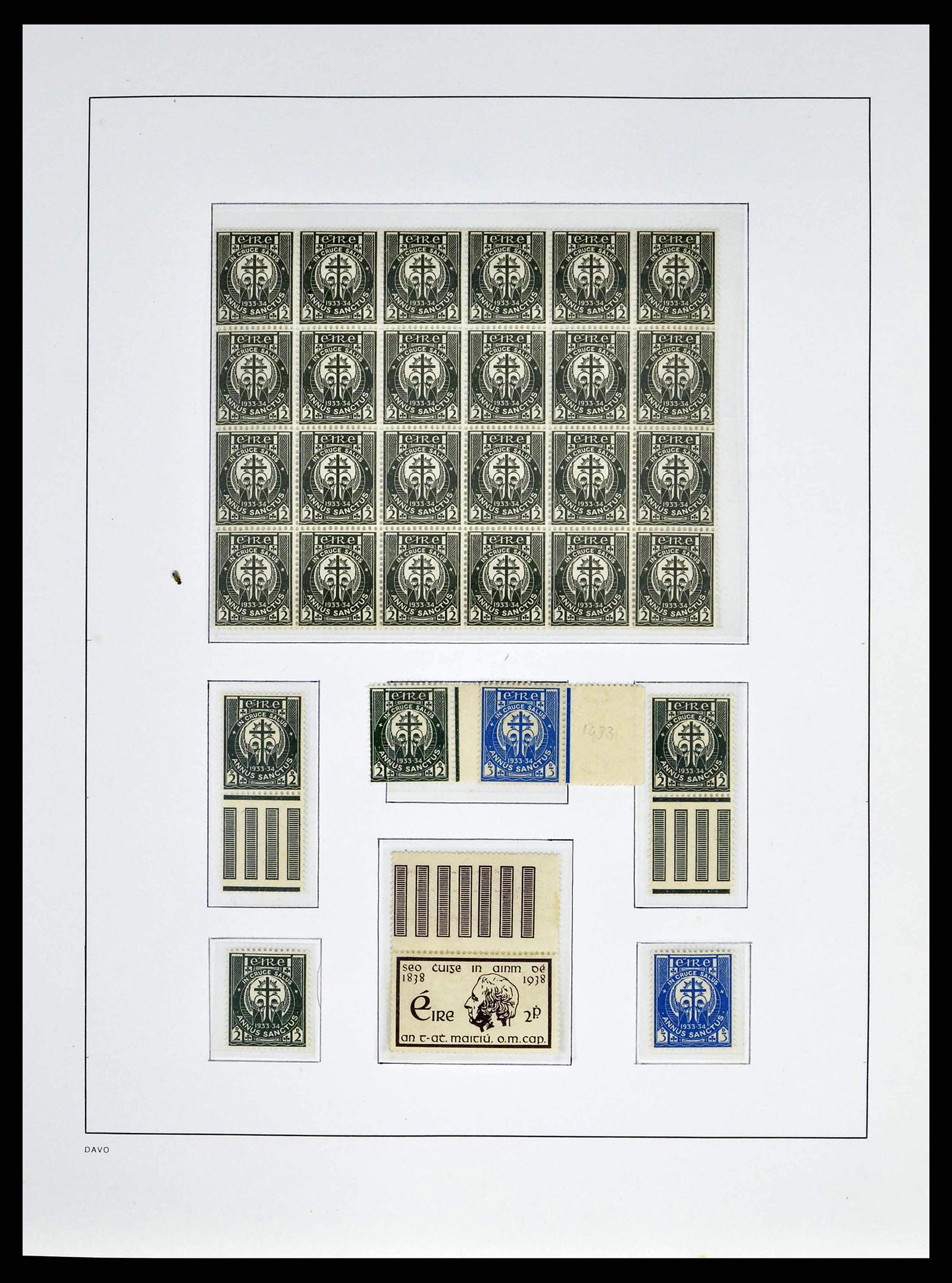 38330 0013 - Postzegelverzameling 38330 Ierland speciaalverzameling 1922-1966.