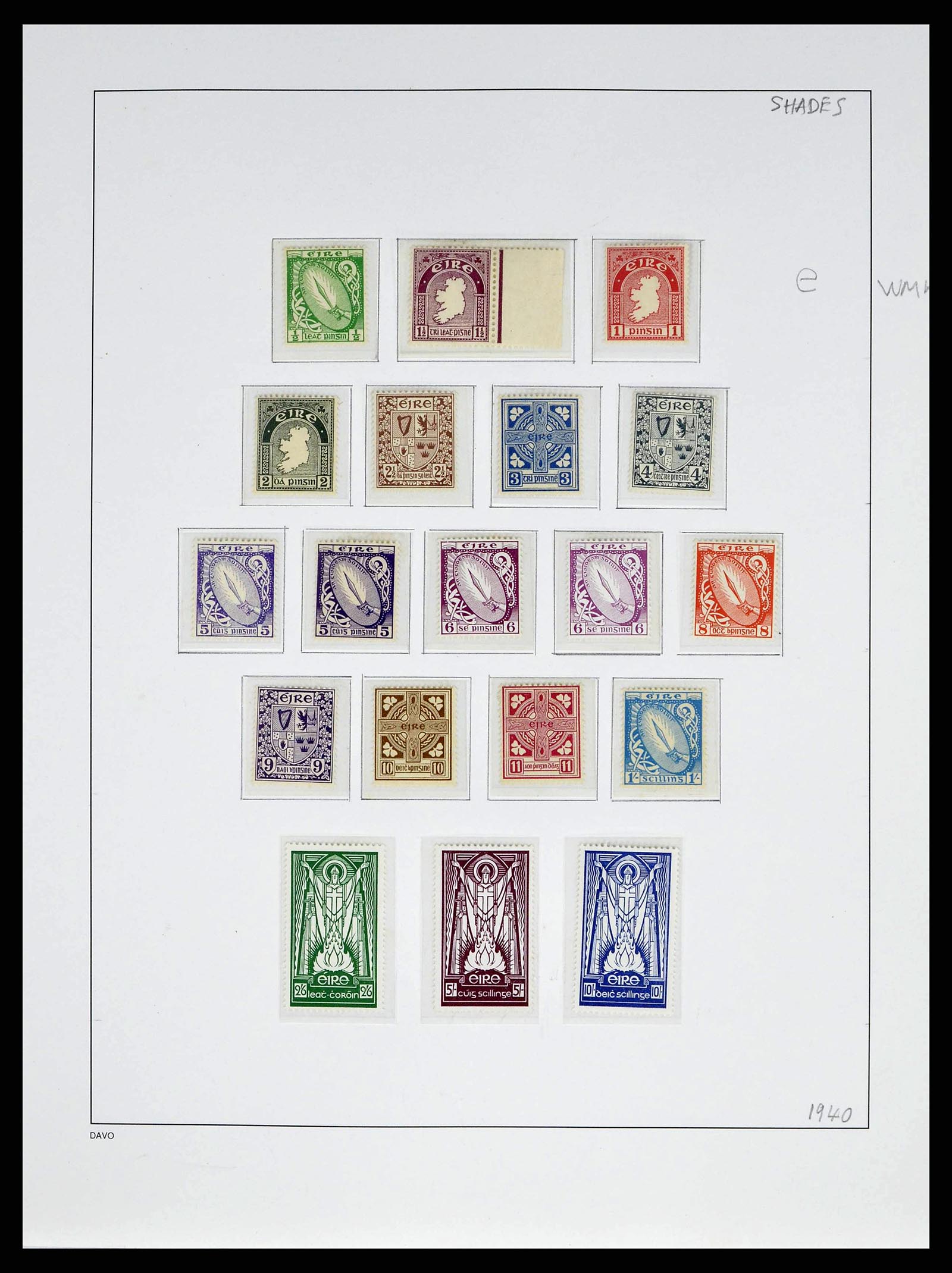 38330 0016 - Postzegelverzameling 38330 Ierland speciaalverzameling 1922-1966.