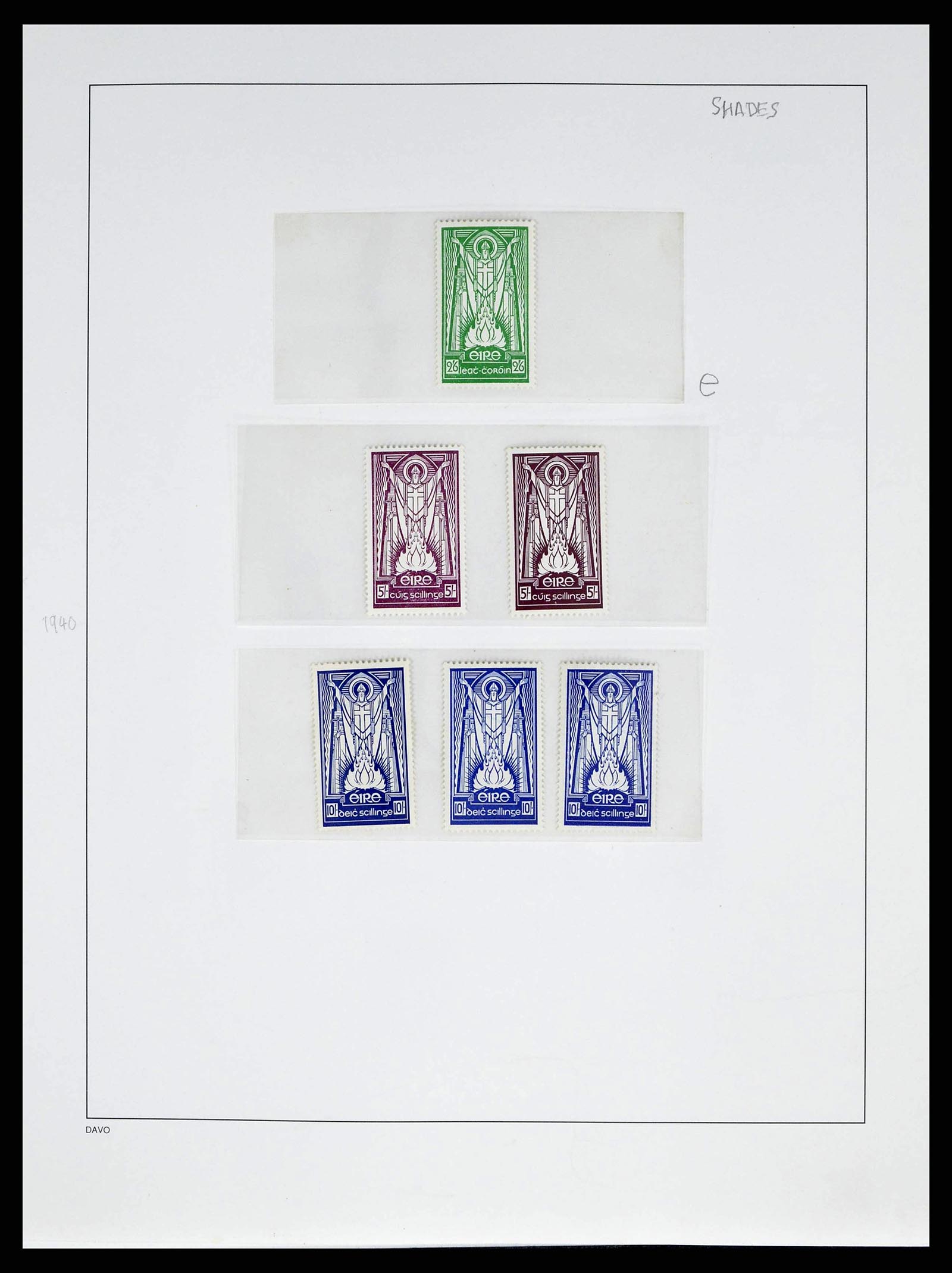 38330 0017 - Postzegelverzameling 38330 Ierland speciaalverzameling 1922-1966.