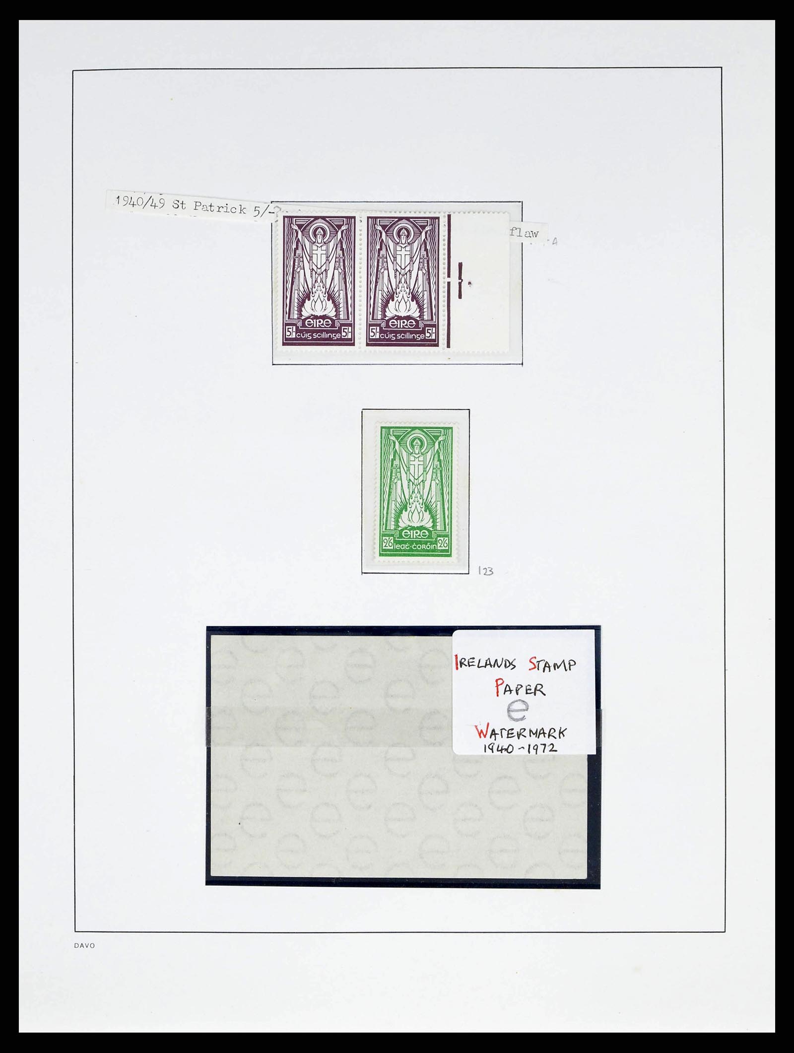 38330 0019 - Postzegelverzameling 38330 Ierland speciaalverzameling 1922-1966.