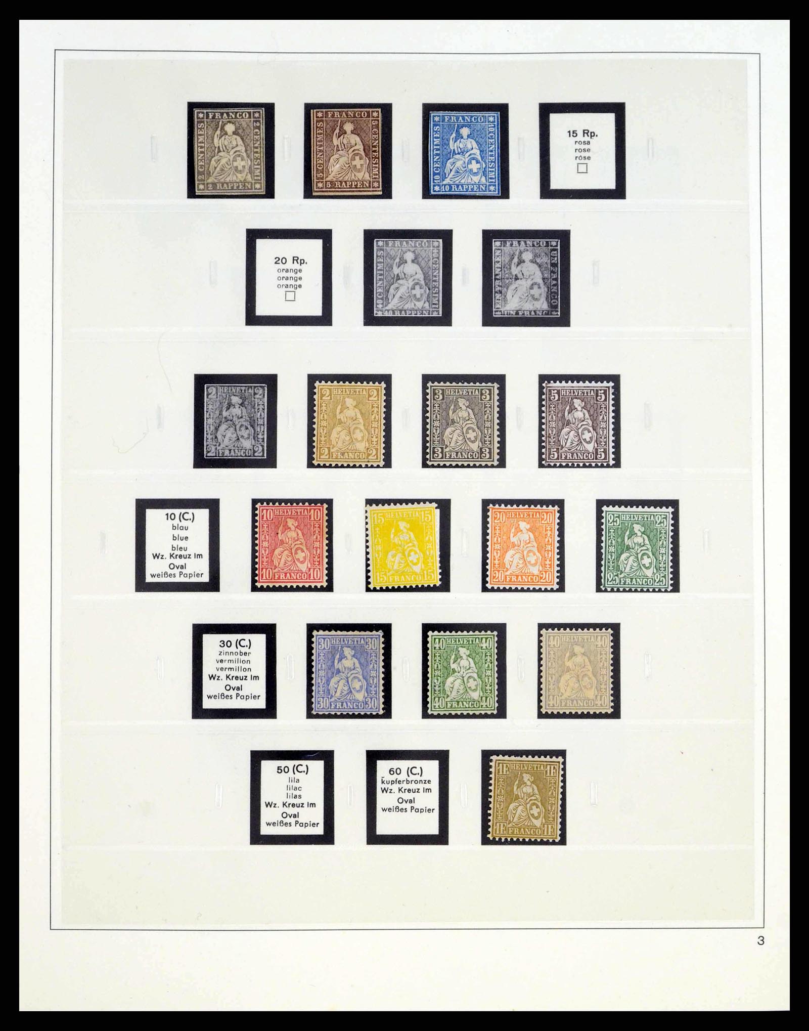 38331 0002 - Stamp collection 38331 Switzerland 1850-1989.
