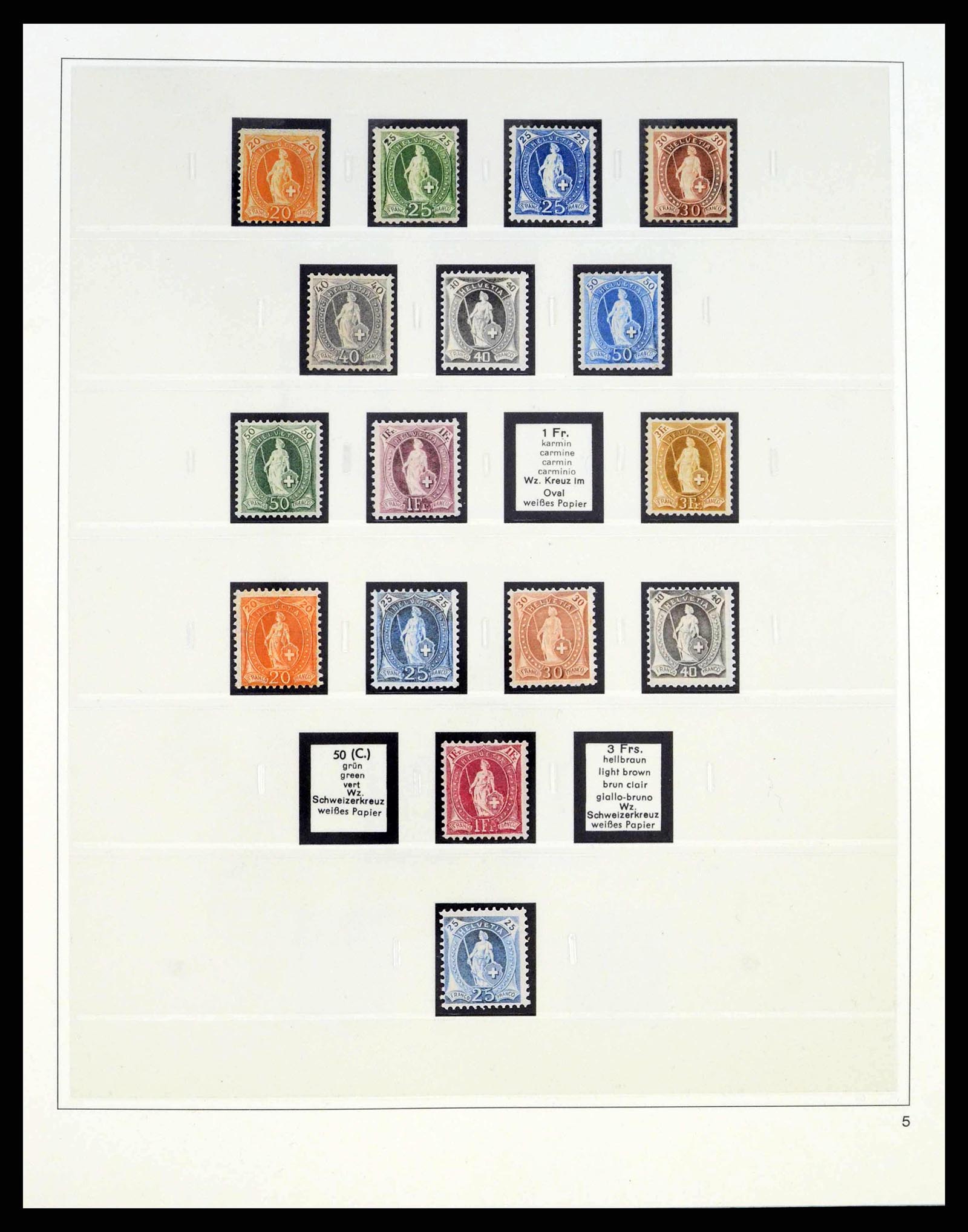 38331 0004 - Stamp collection 38331 Switzerland 1850-1989.