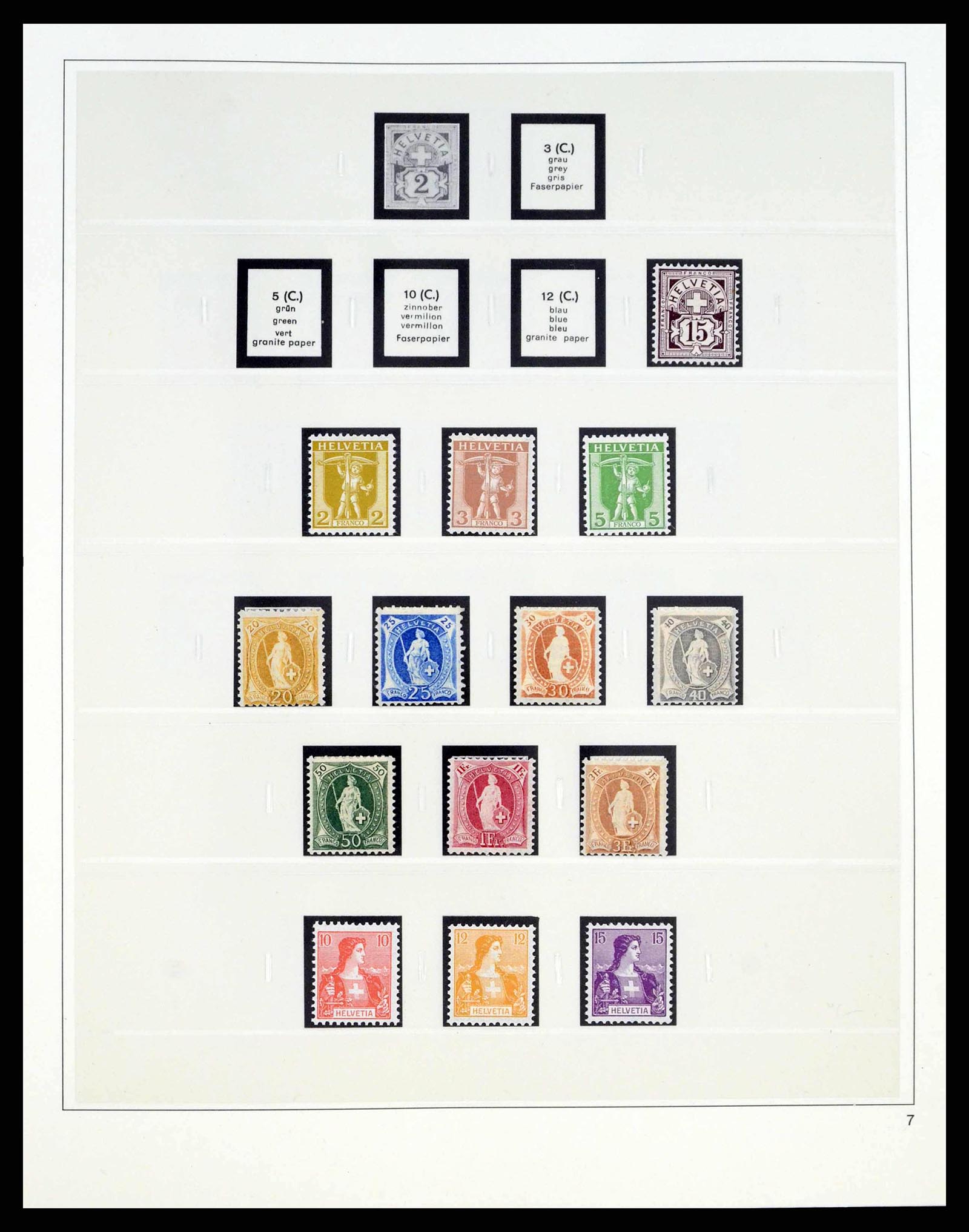 38331 0006 - Stamp collection 38331 Switzerland 1850-1989.