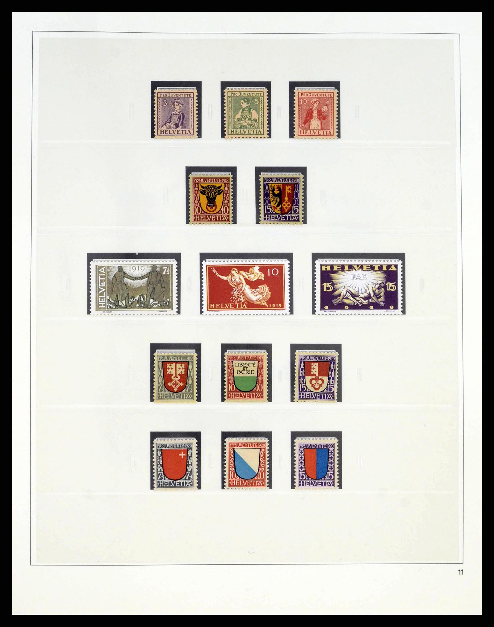 38331 0010 - Stamp collection 38331 Switzerland 1850-1989.