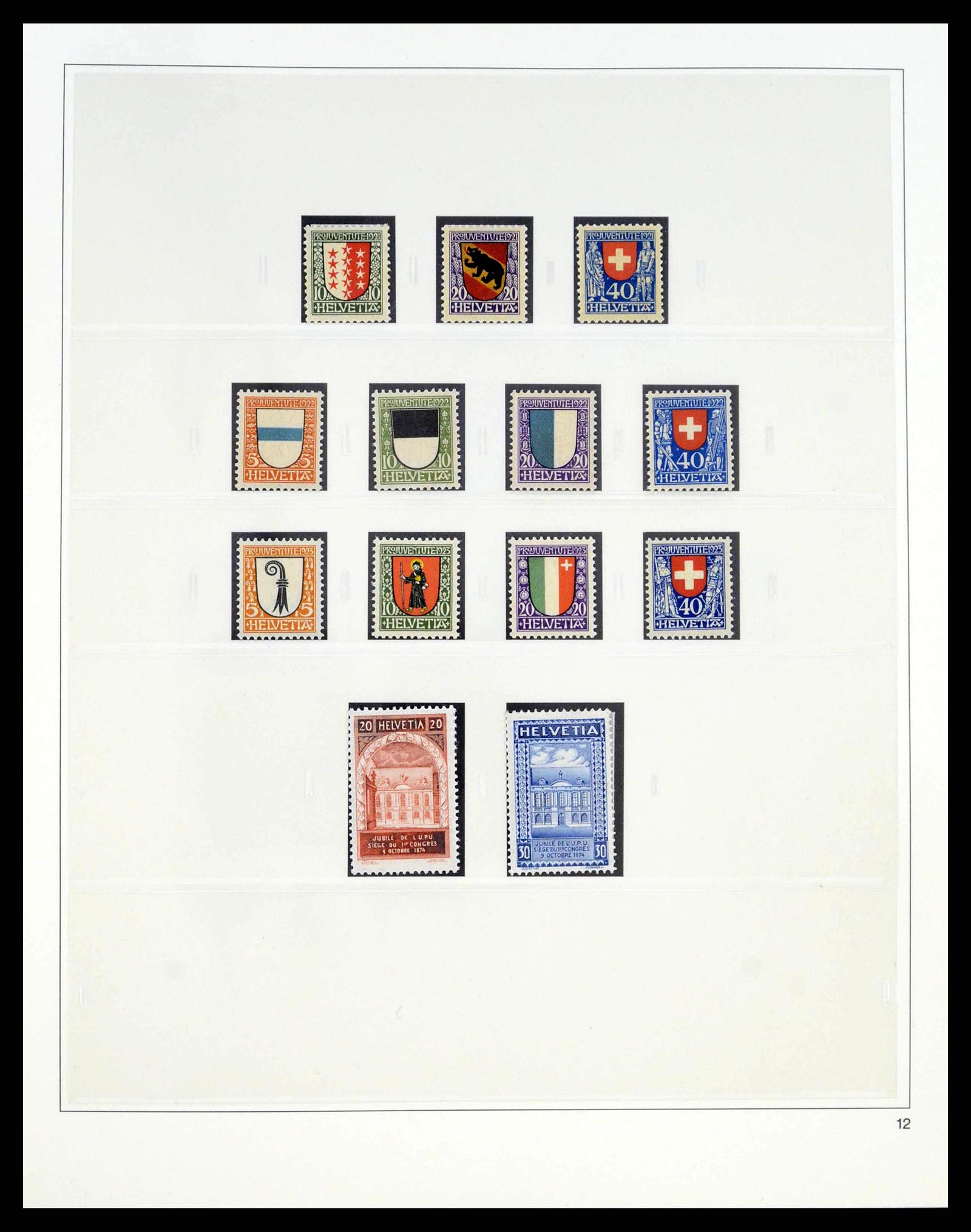 38331 0011 - Stamp collection 38331 Switzerland 1850-1989.