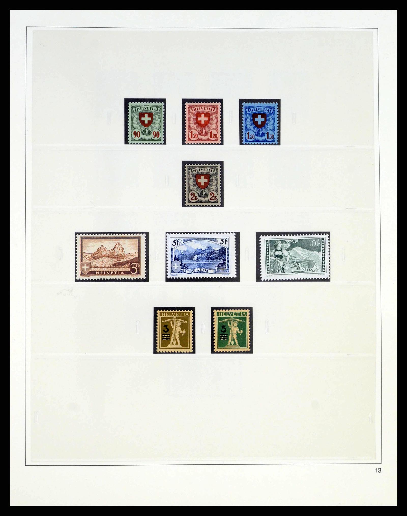 38331 0012 - Stamp collection 38331 Switzerland 1850-1989.