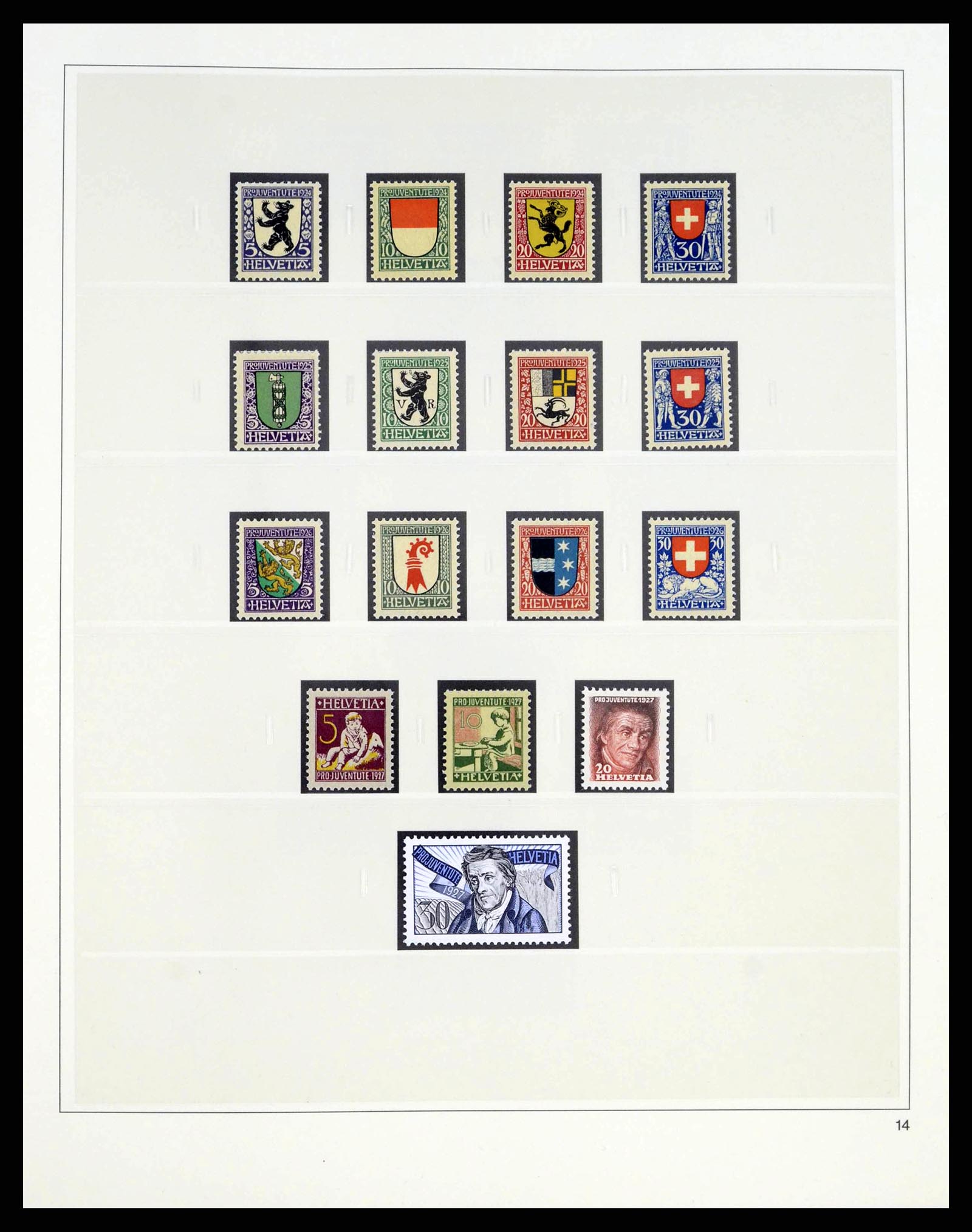 38331 0013 - Stamp collection 38331 Switzerland 1850-1989.