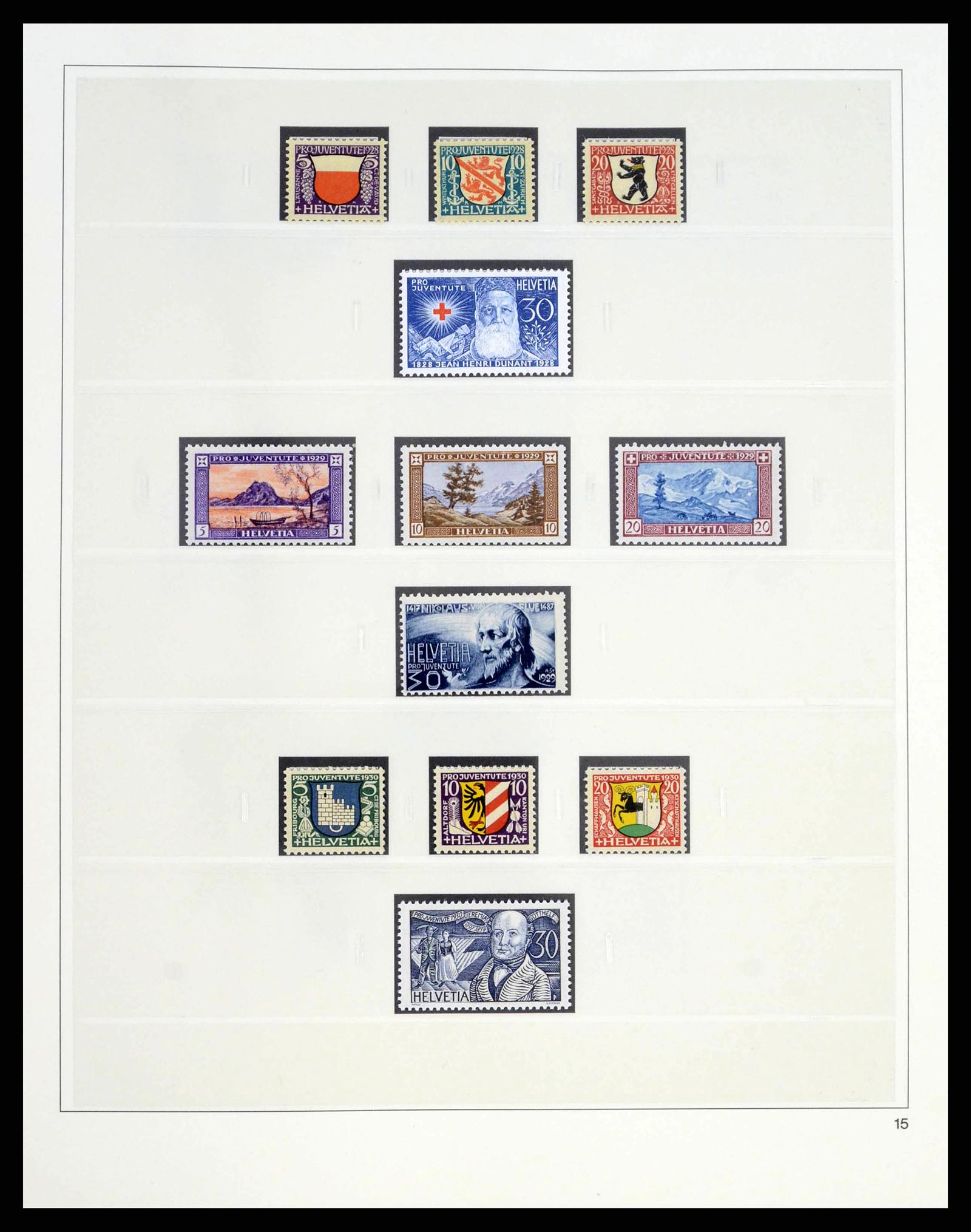 38331 0014 - Stamp collection 38331 Switzerland 1850-1989.