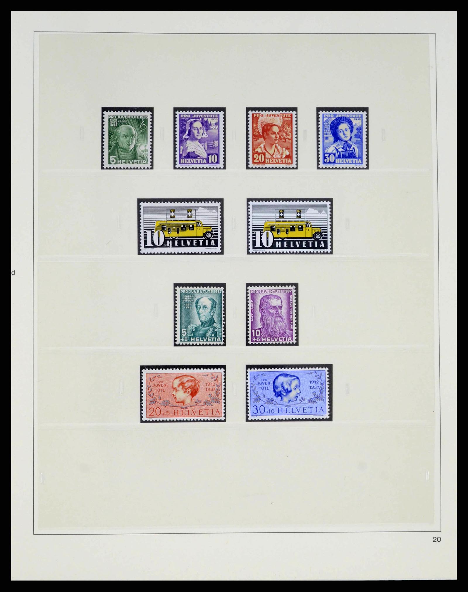 38331 0018 - Stamp collection 38331 Switzerland 1850-1989.