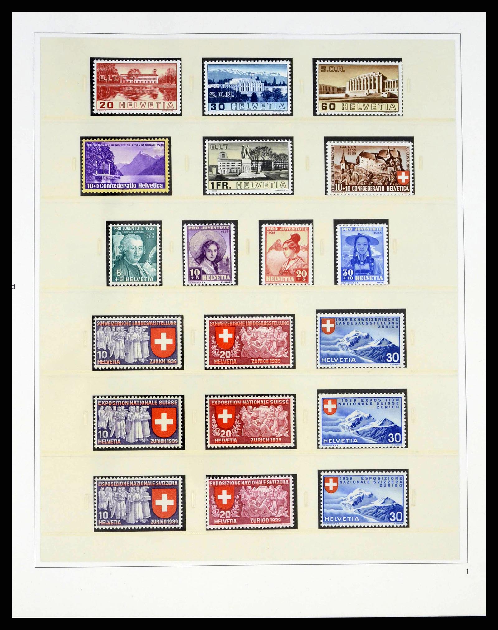 38331 0020 - Stamp collection 38331 Switzerland 1850-1989.