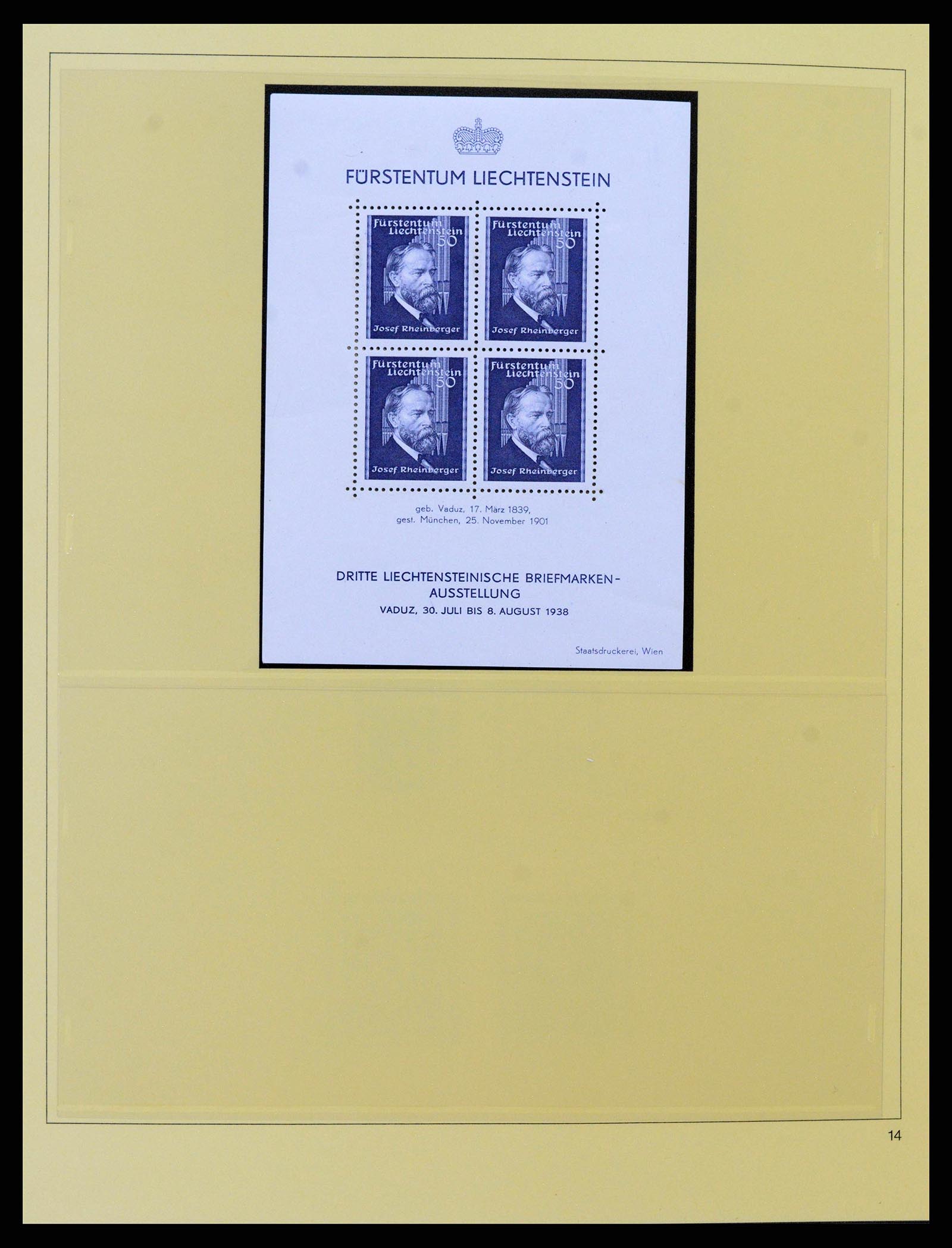 38332 0012 - Postzegelverzameling 38332 Liechtenstein 1912-1960.