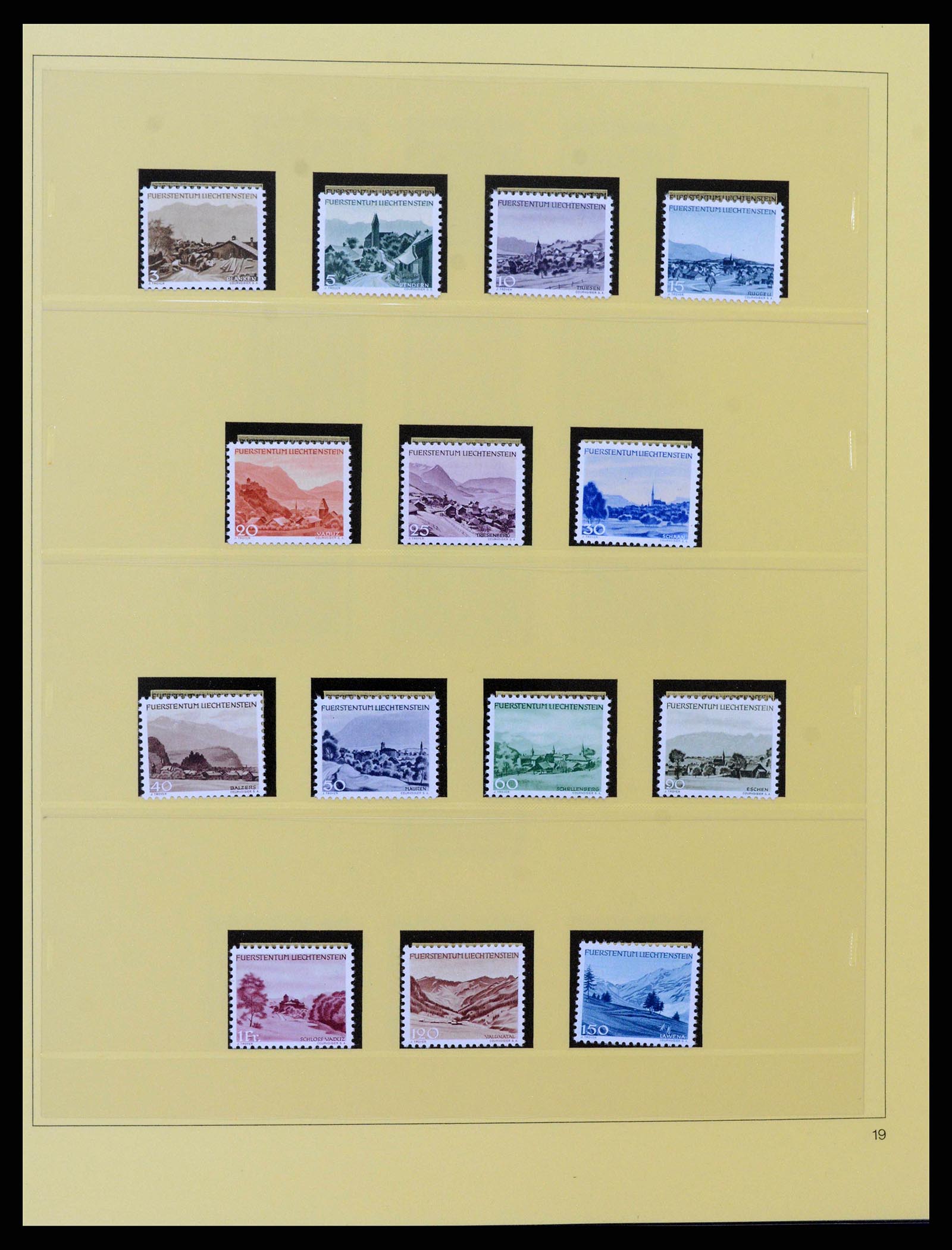 38332 0017 - Postzegelverzameling 38332 Liechtenstein 1912-1960.