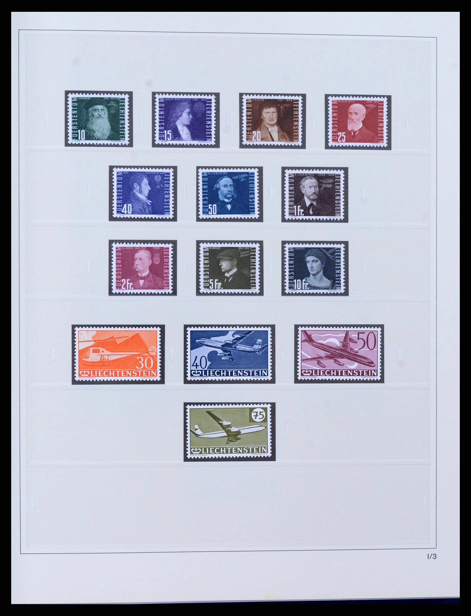 38332 0033 - Postzegelverzameling 38332 Liechtenstein 1912-1960.