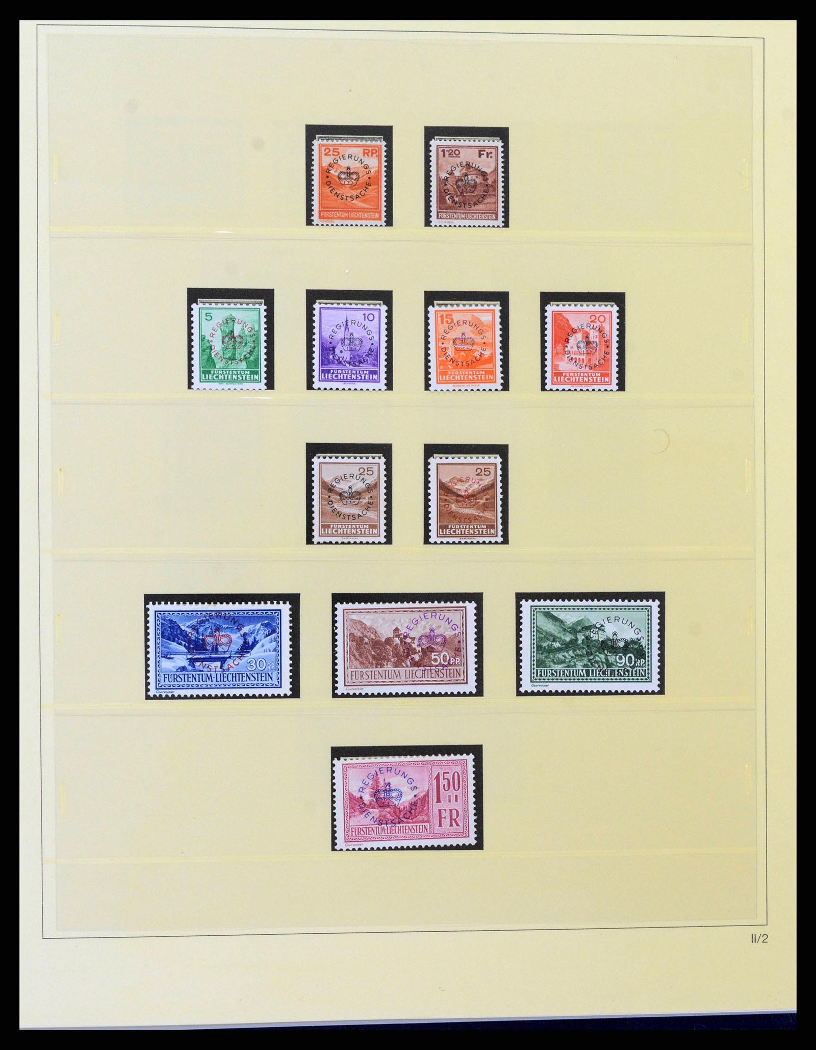 38332 0035 - Postzegelverzameling 38332 Liechtenstein 1912-1960.
