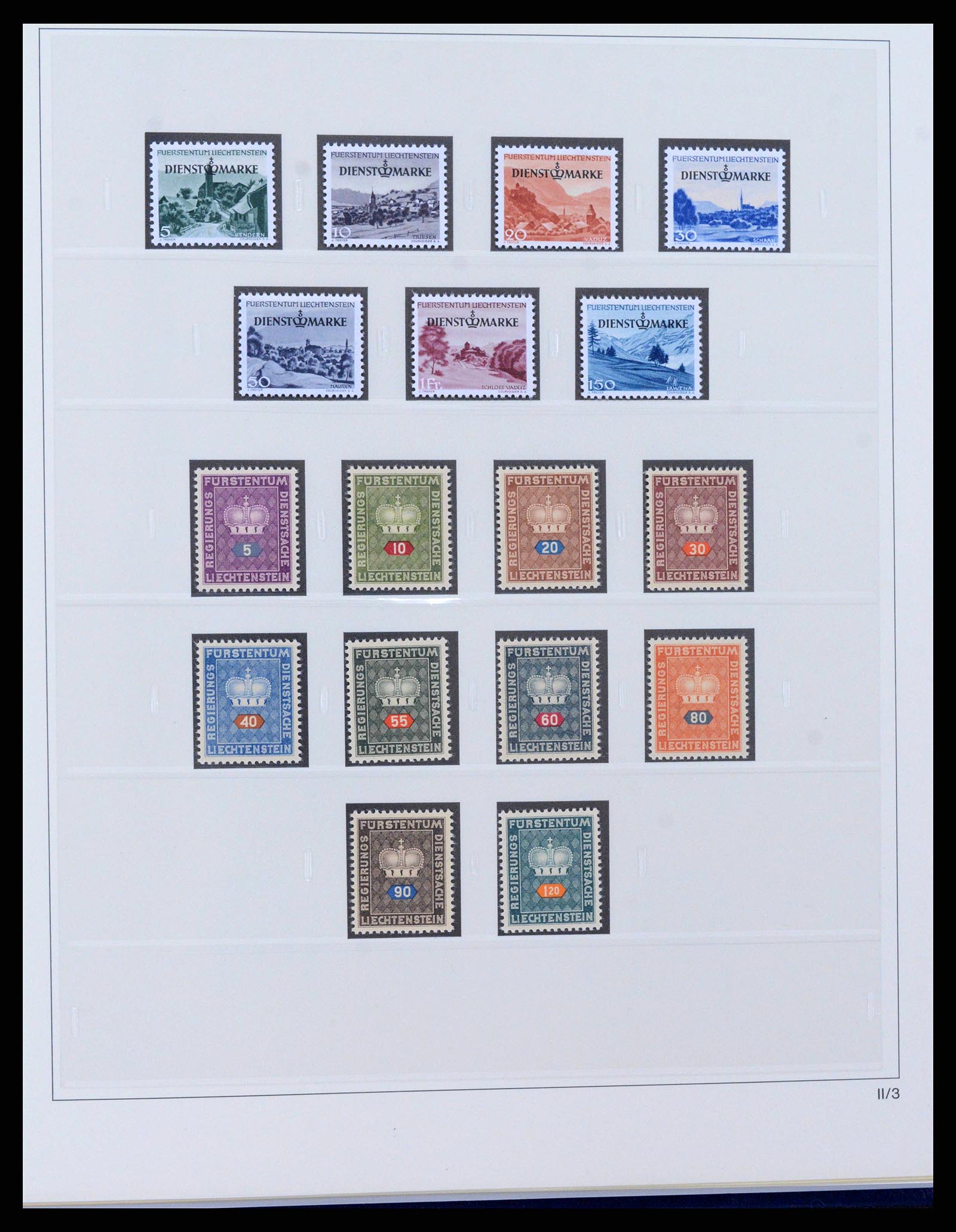 38332 0036 - Stamp collection 38332 Liechtenstein 1912-1960.