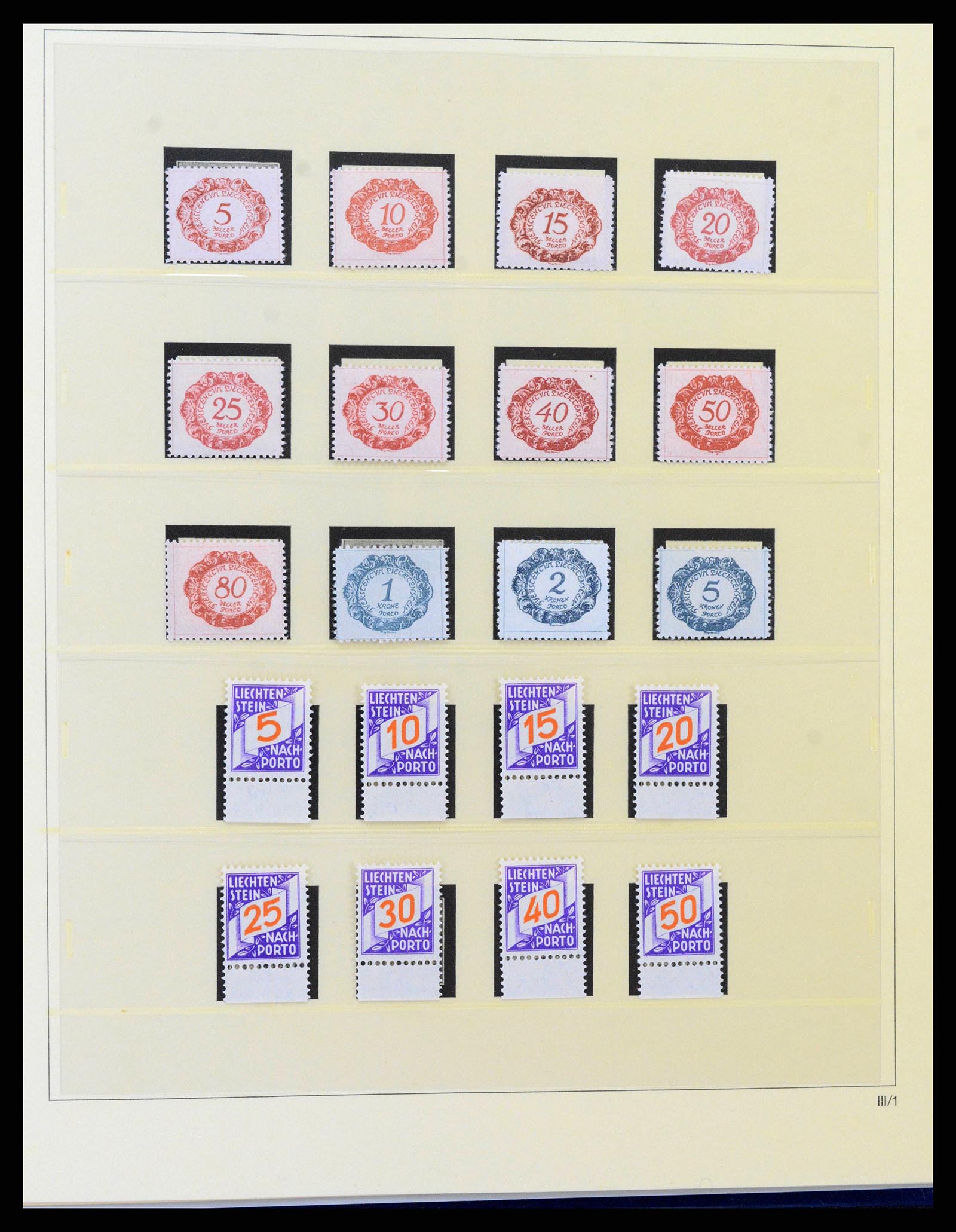 38332 0037 - Postzegelverzameling 38332 Liechtenstein 1912-1960.