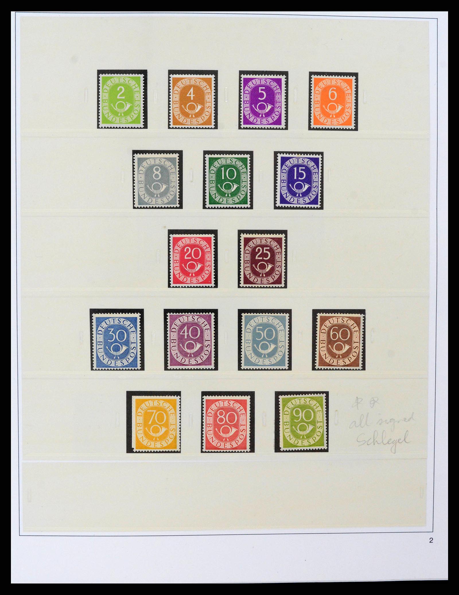38333 0002 - Stamp collection 38333 Bund 1949-1969.