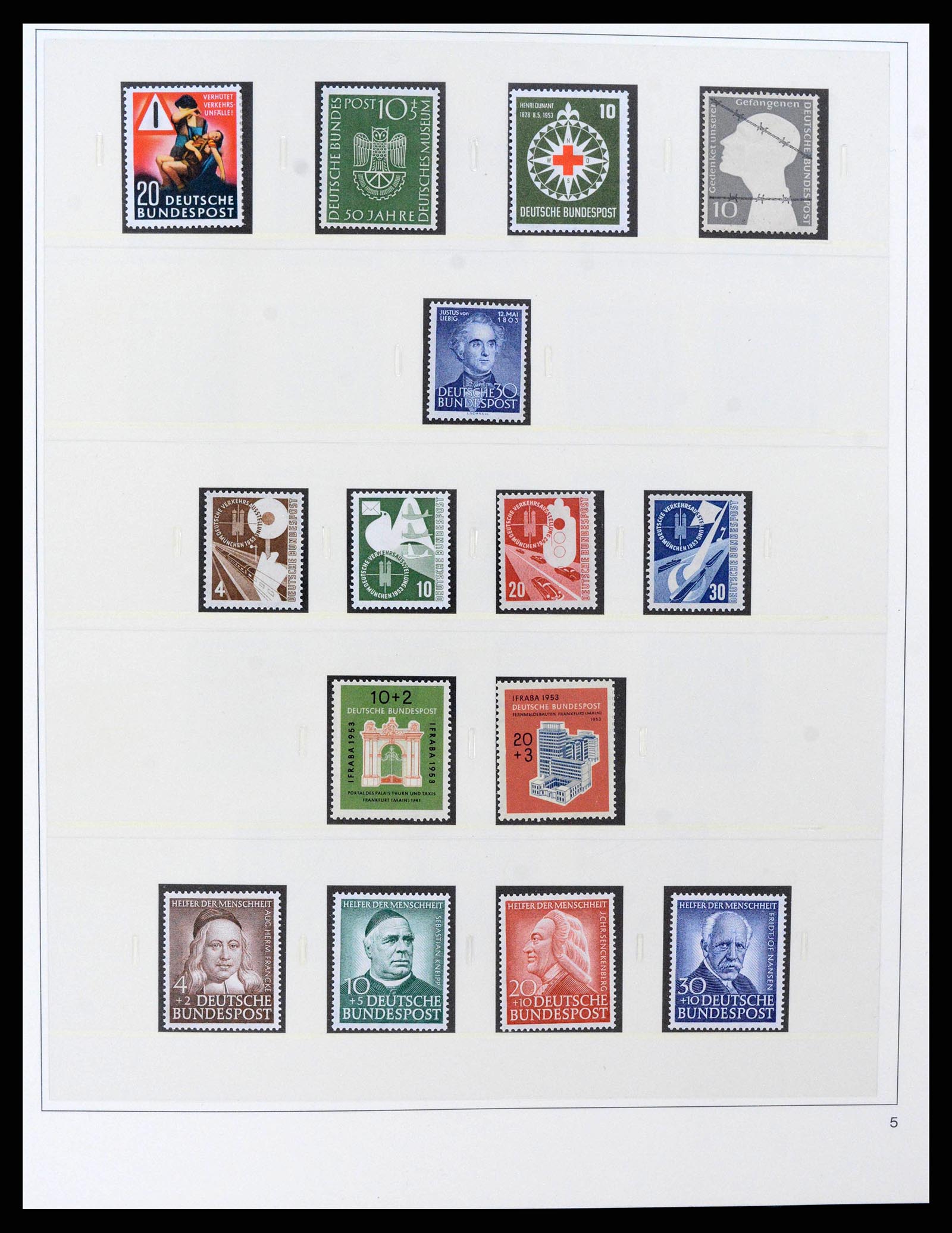 38333 0005 - Stamp collection 38333 Bund 1949-1969.