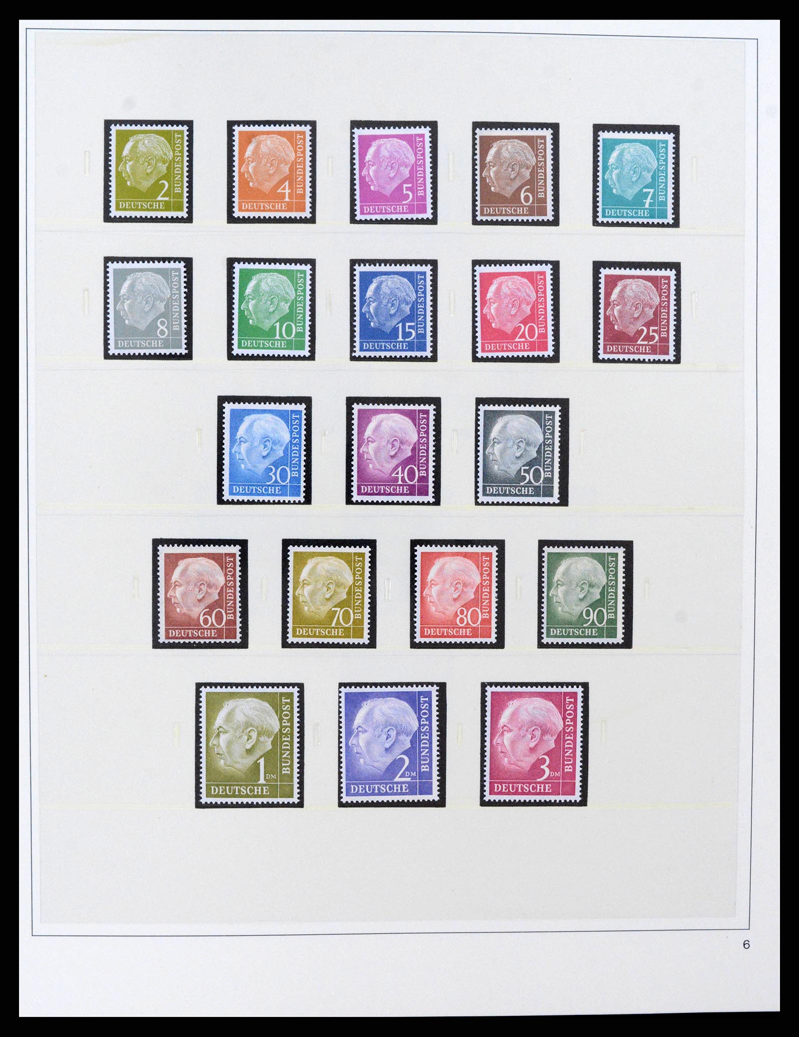 38333 0006 - Stamp collection 38333 Bund 1949-1969.