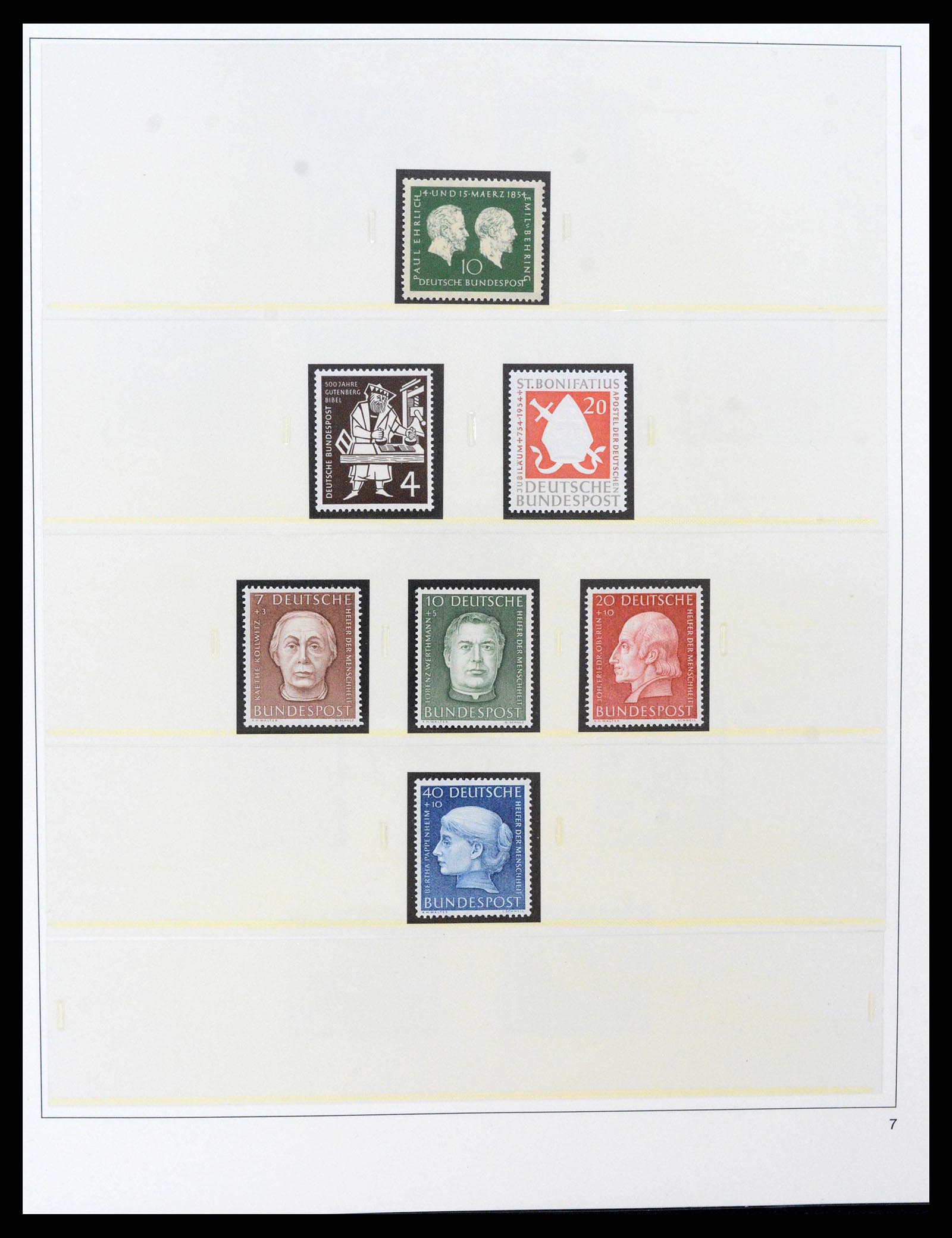 38333 0007 - Stamp collection 38333 Bund 1949-1969.