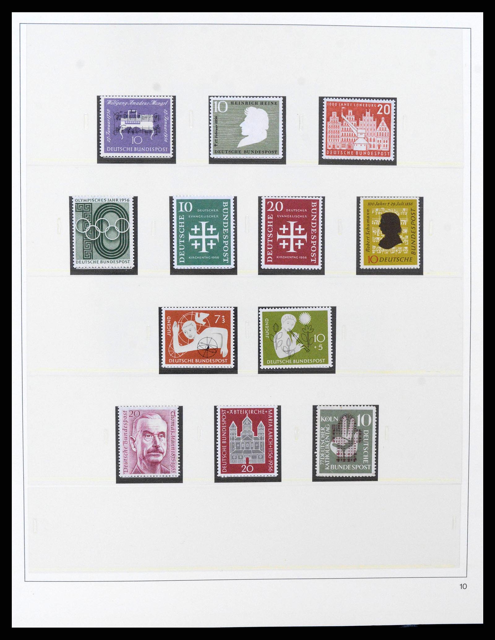 38333 0010 - Stamp collection 38333 Bund 1949-1969.
