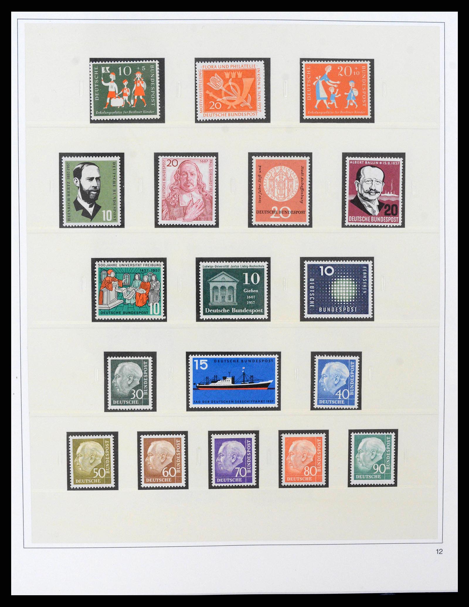 38333 0012 - Stamp collection 38333 Bund 1949-1969.