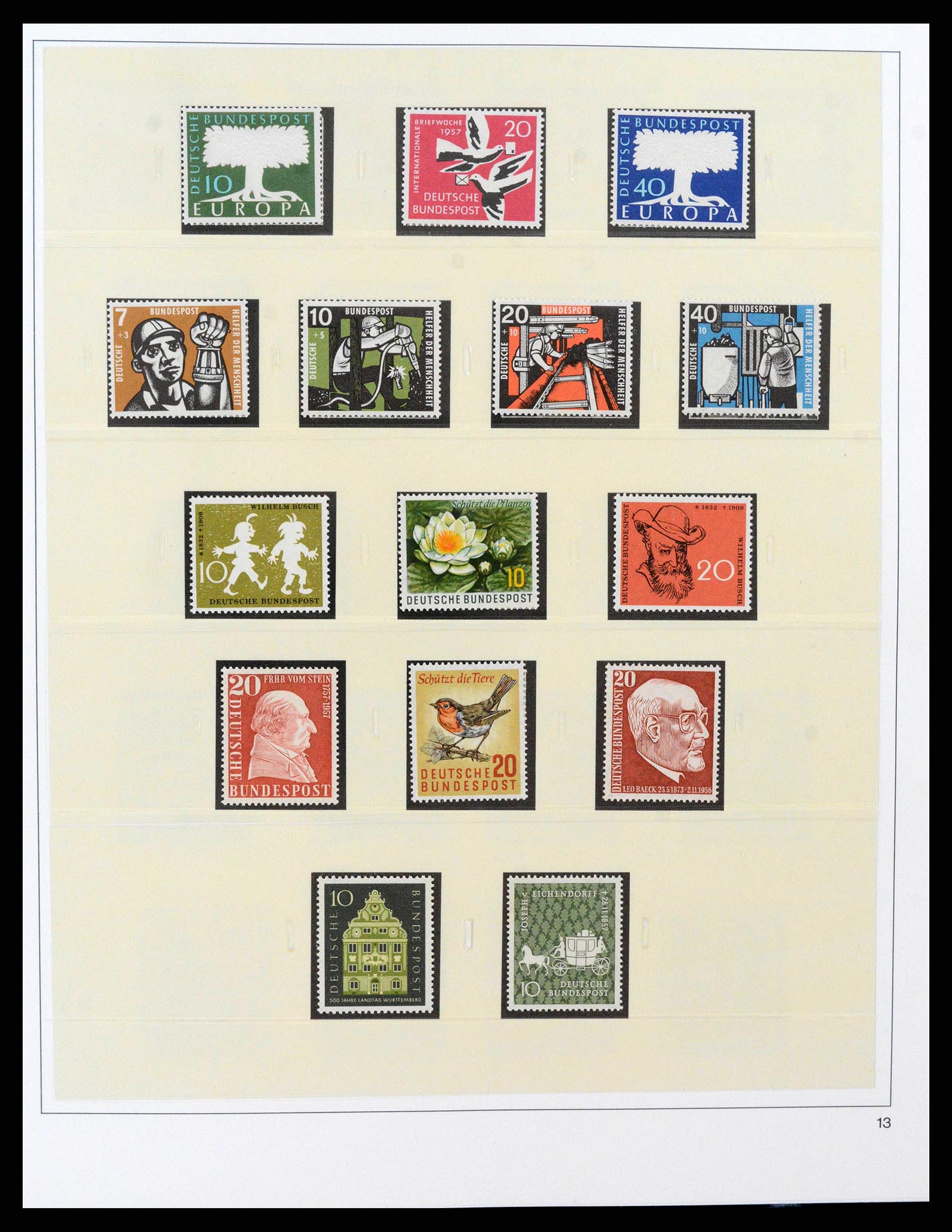 38333 0013 - Stamp collection 38333 Bund 1949-1969.