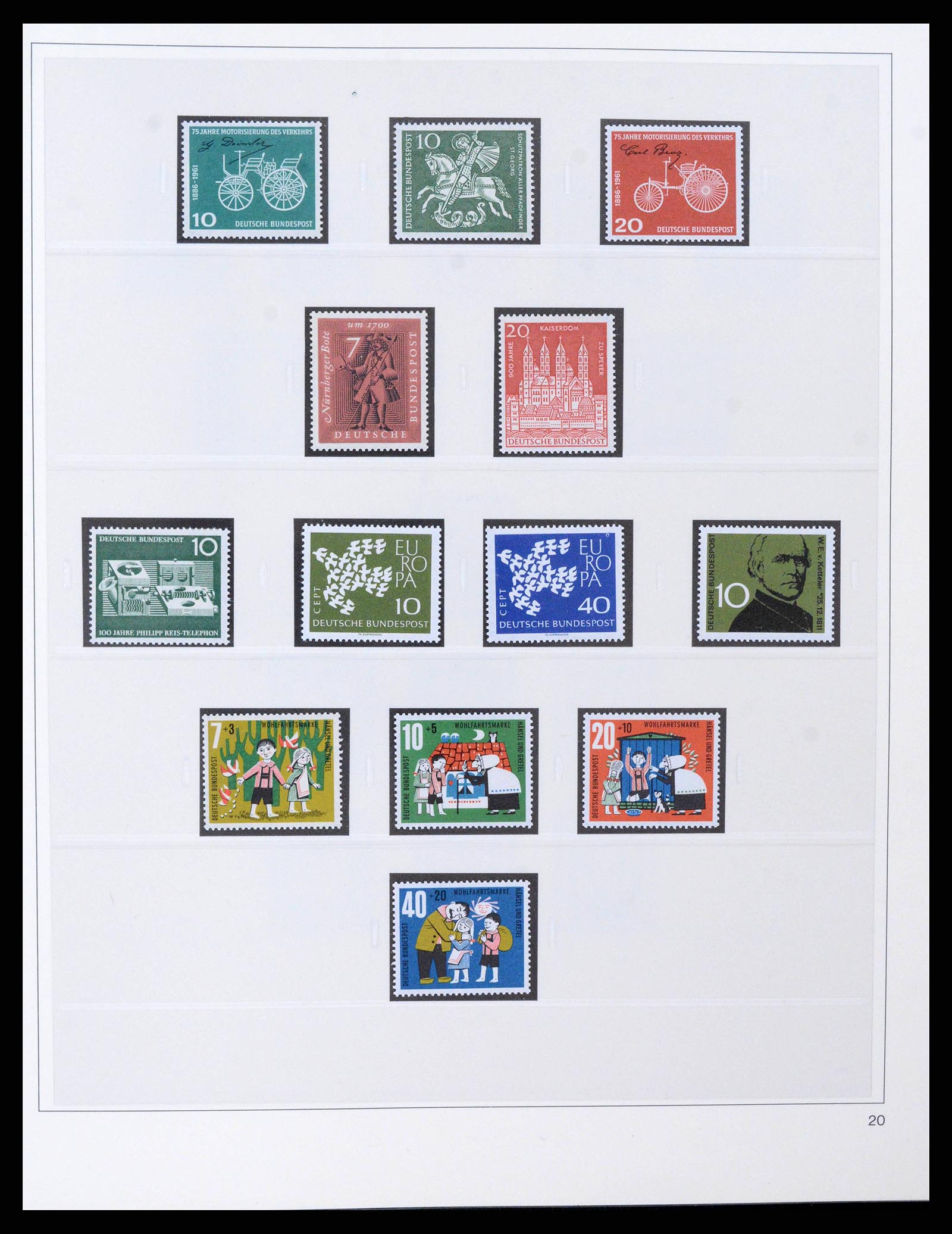 38333 0020 - Stamp collection 38333 Bund 1949-1969.