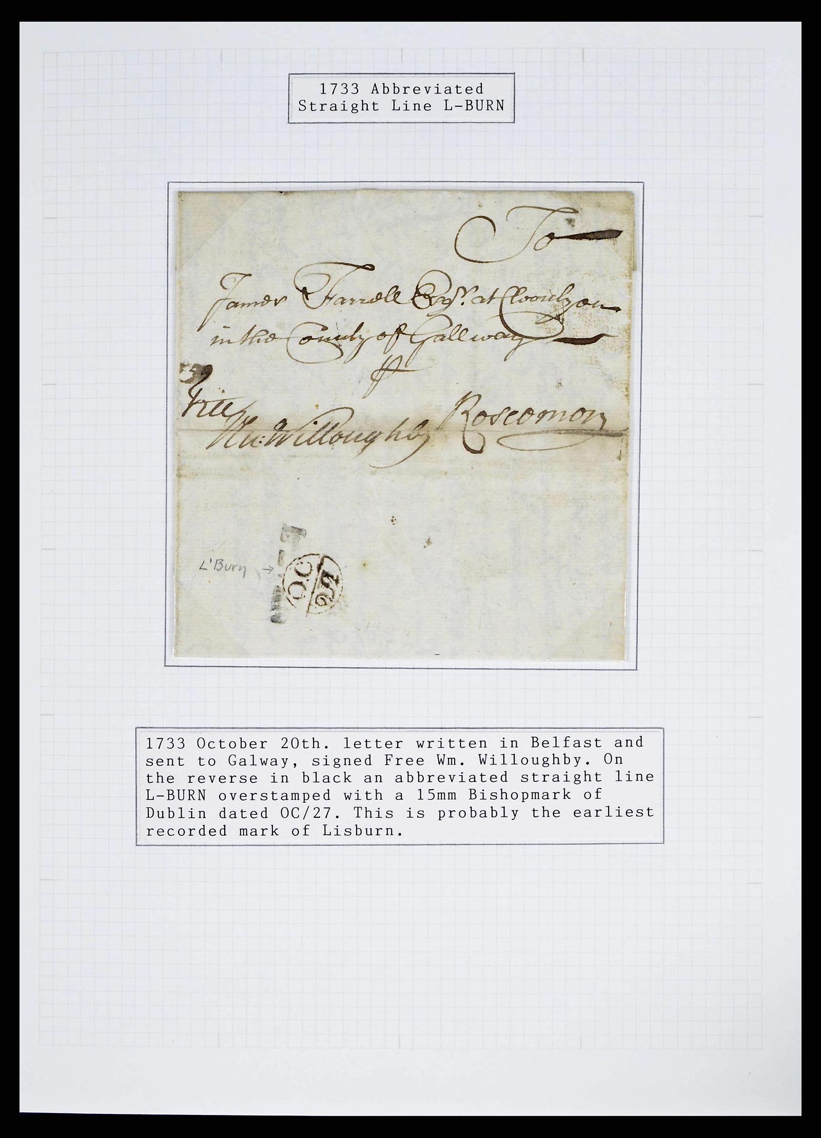38336 0002 - Postzegelverzameling 38336 Ierland tentoonstellingscollectie brieven 