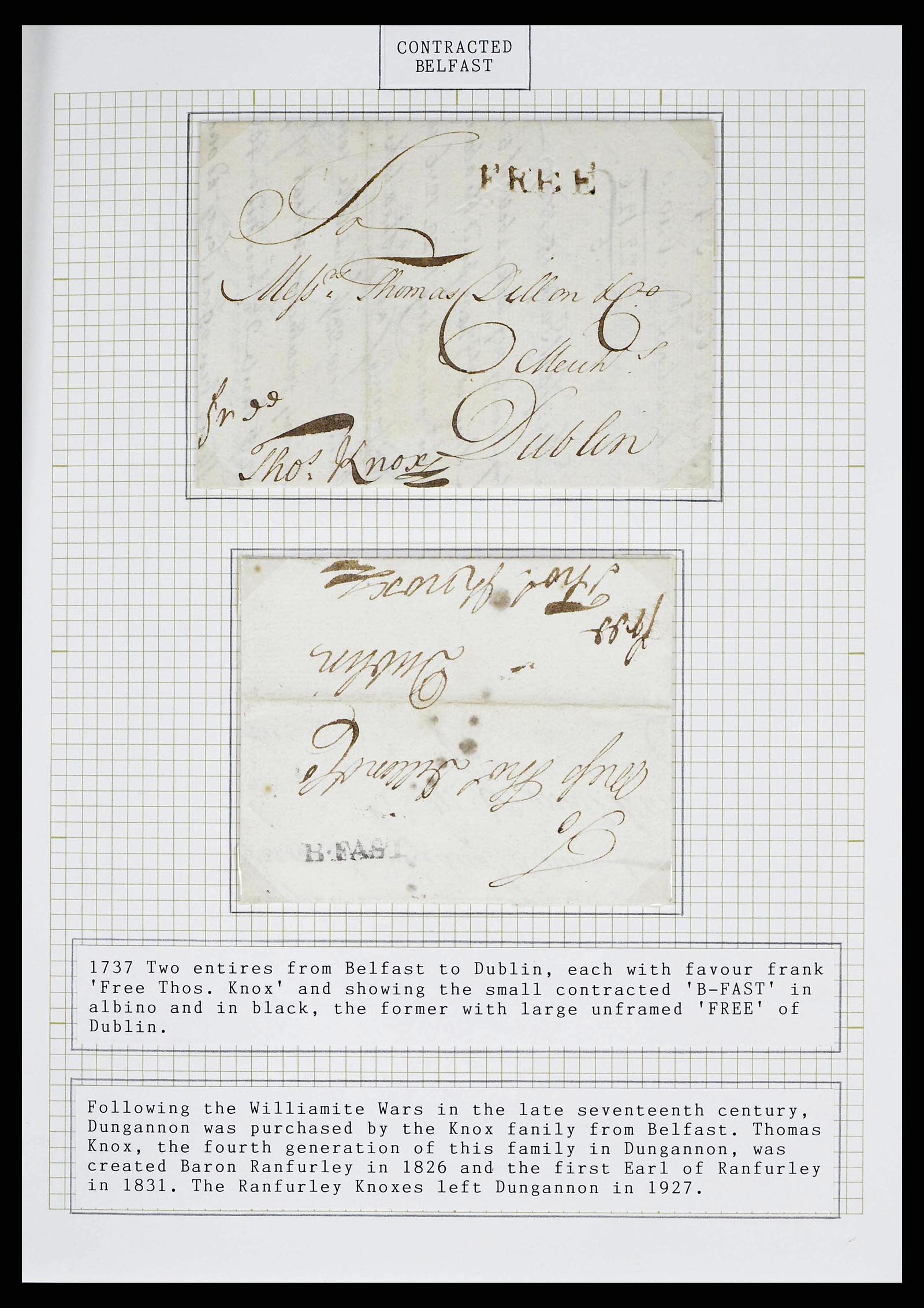 38336 0003 - Postzegelverzameling 38336 Ierland tentoonstellingscollectie brieven 