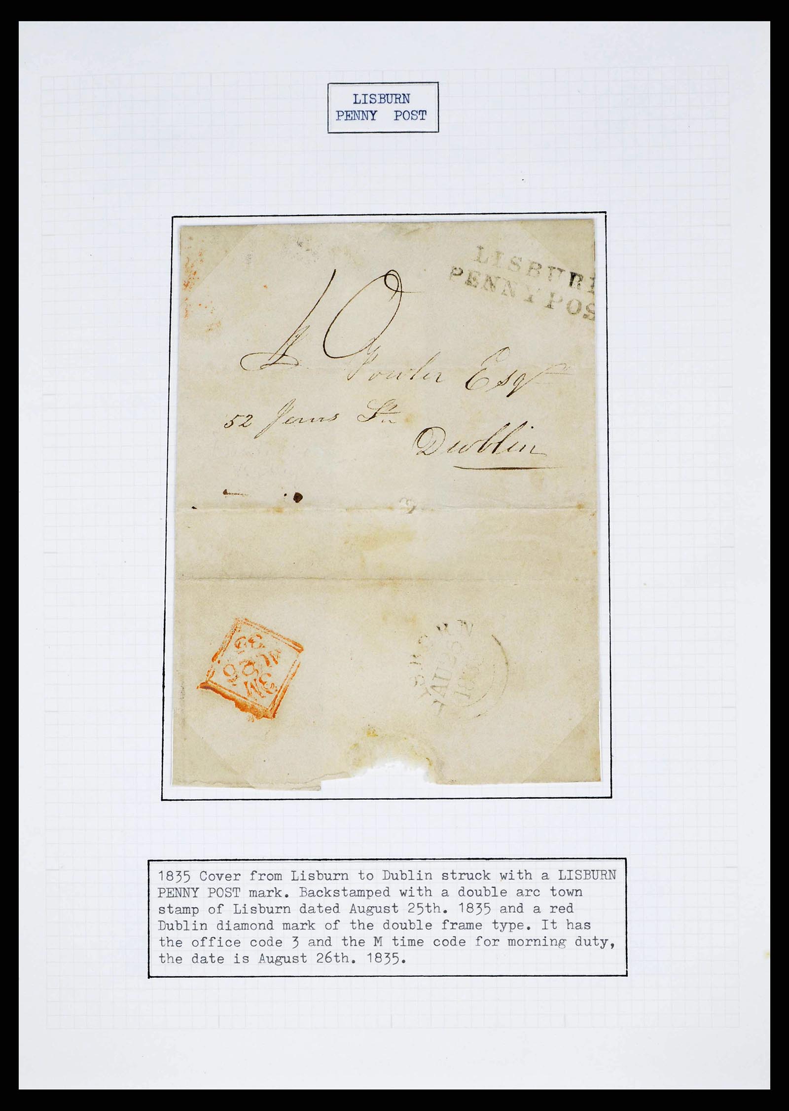 38336 0005 - Postzegelverzameling 38336 Ierland tentoonstellingscollectie brieven 