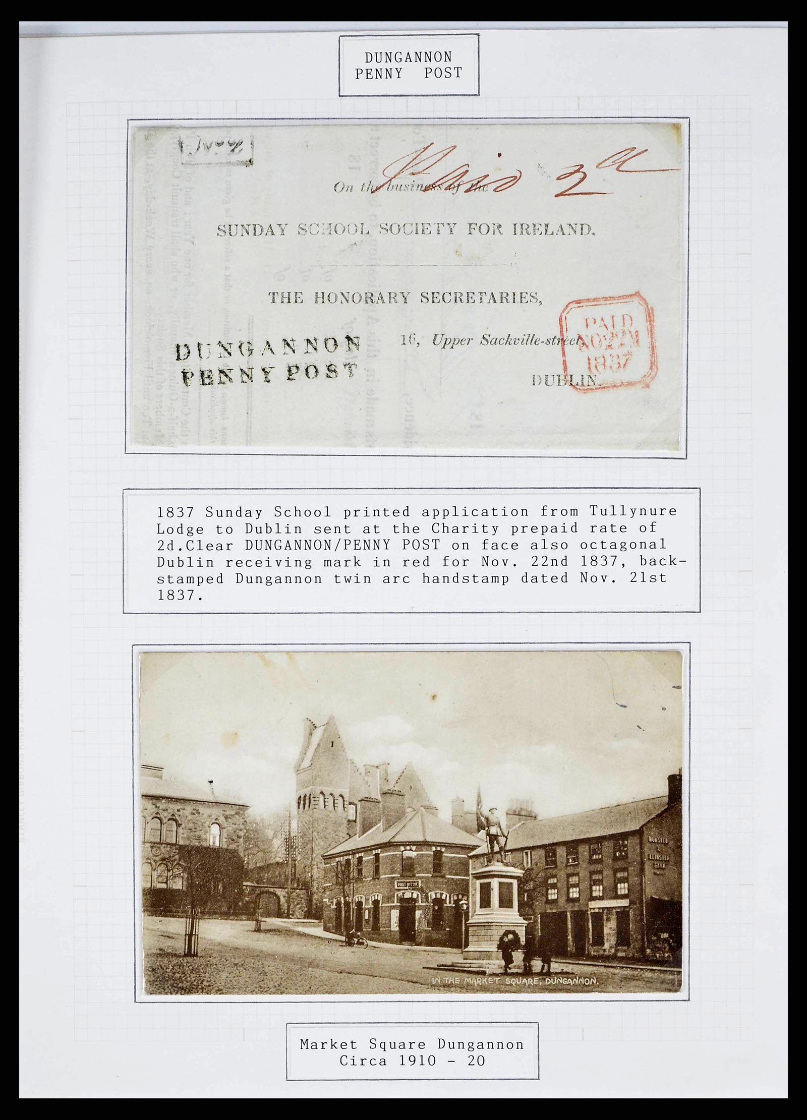 38336 0006 - Postzegelverzameling 38336 Ierland tentoonstellingscollectie brieven 